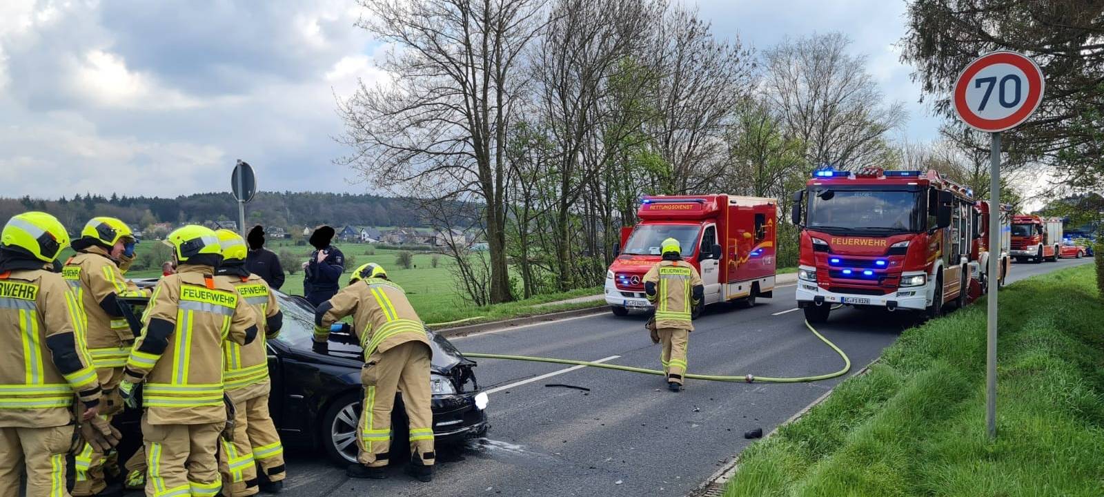 Schwerer Unfall in Gressenich