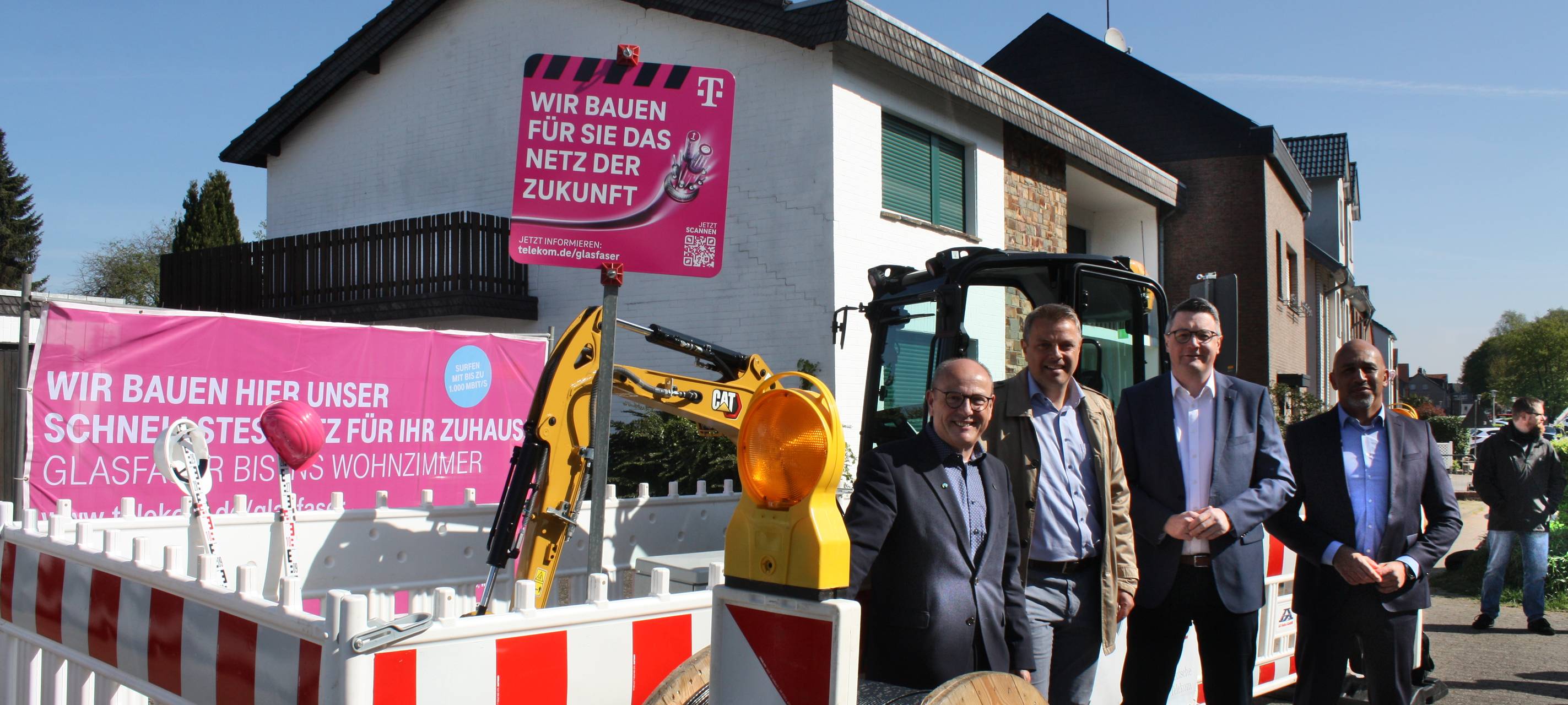 Glasfaserausbau in Alsdorf gestartet