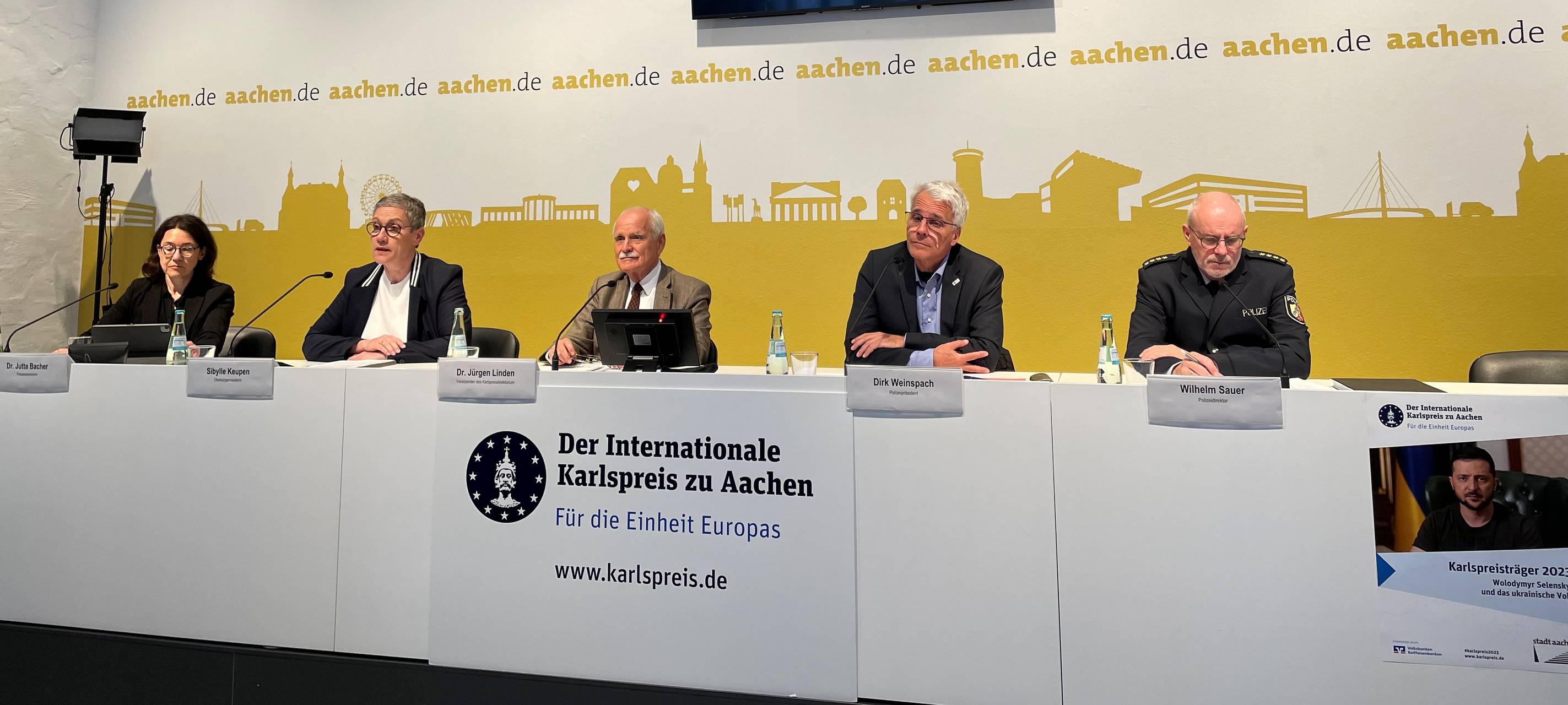 Vorbereitungen für Karlspreis laufen auf Hochtouren