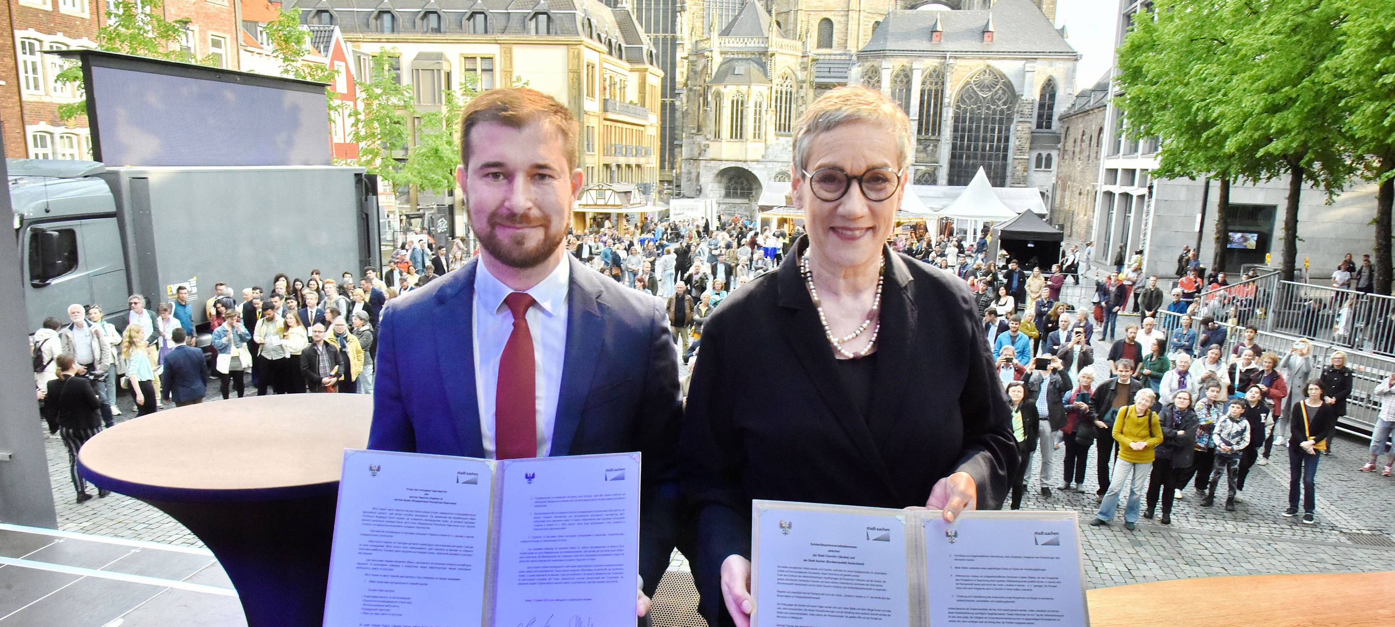 Aachens ukrainische Partnerstadt unter Beschuss