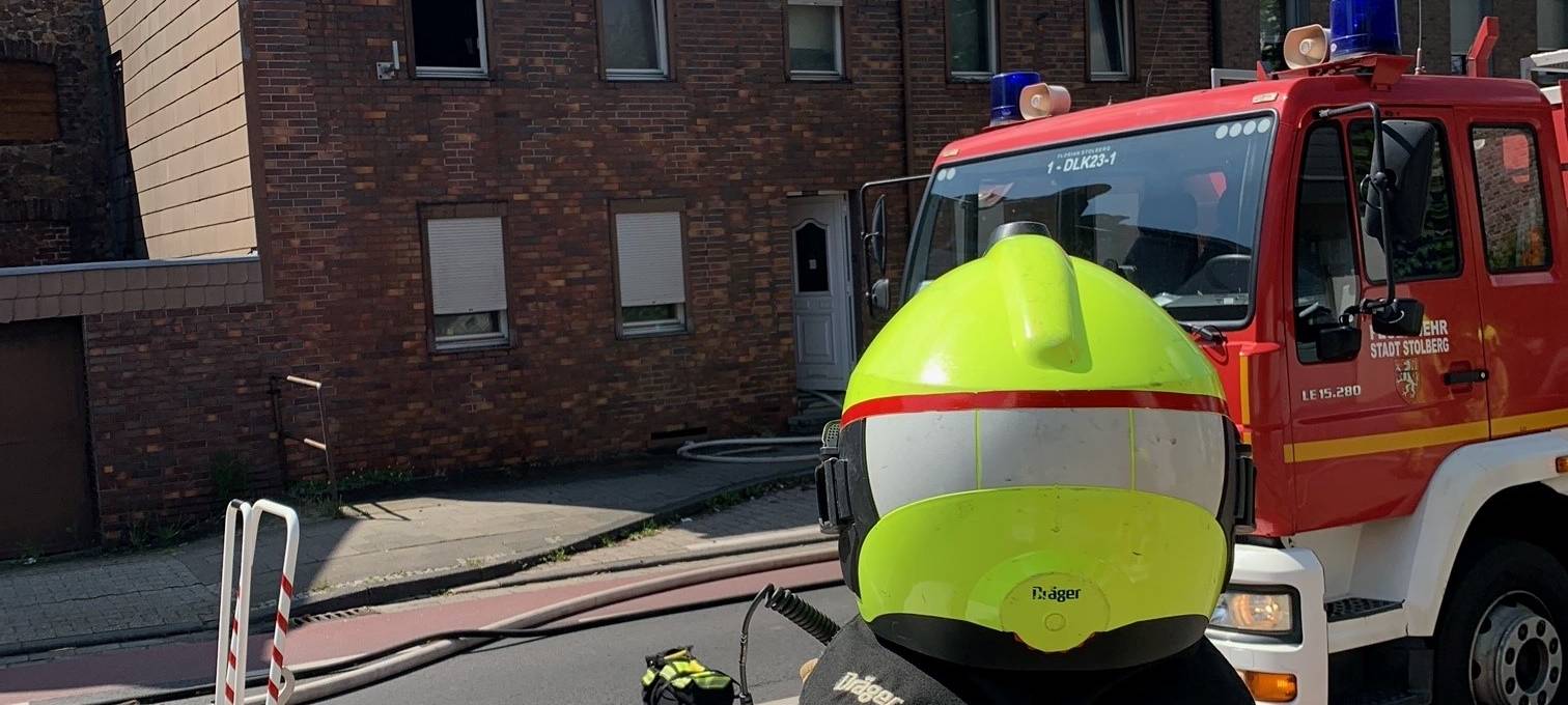 Dachstuhlbrand in Münsterbusch