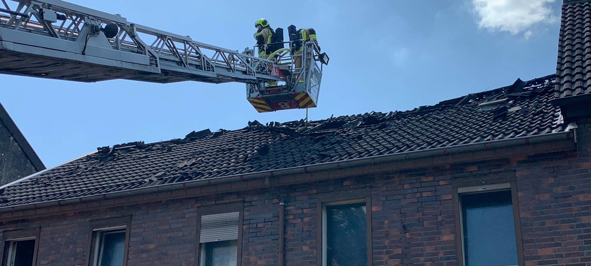 Dachstuhlbrand in Münsterbusch