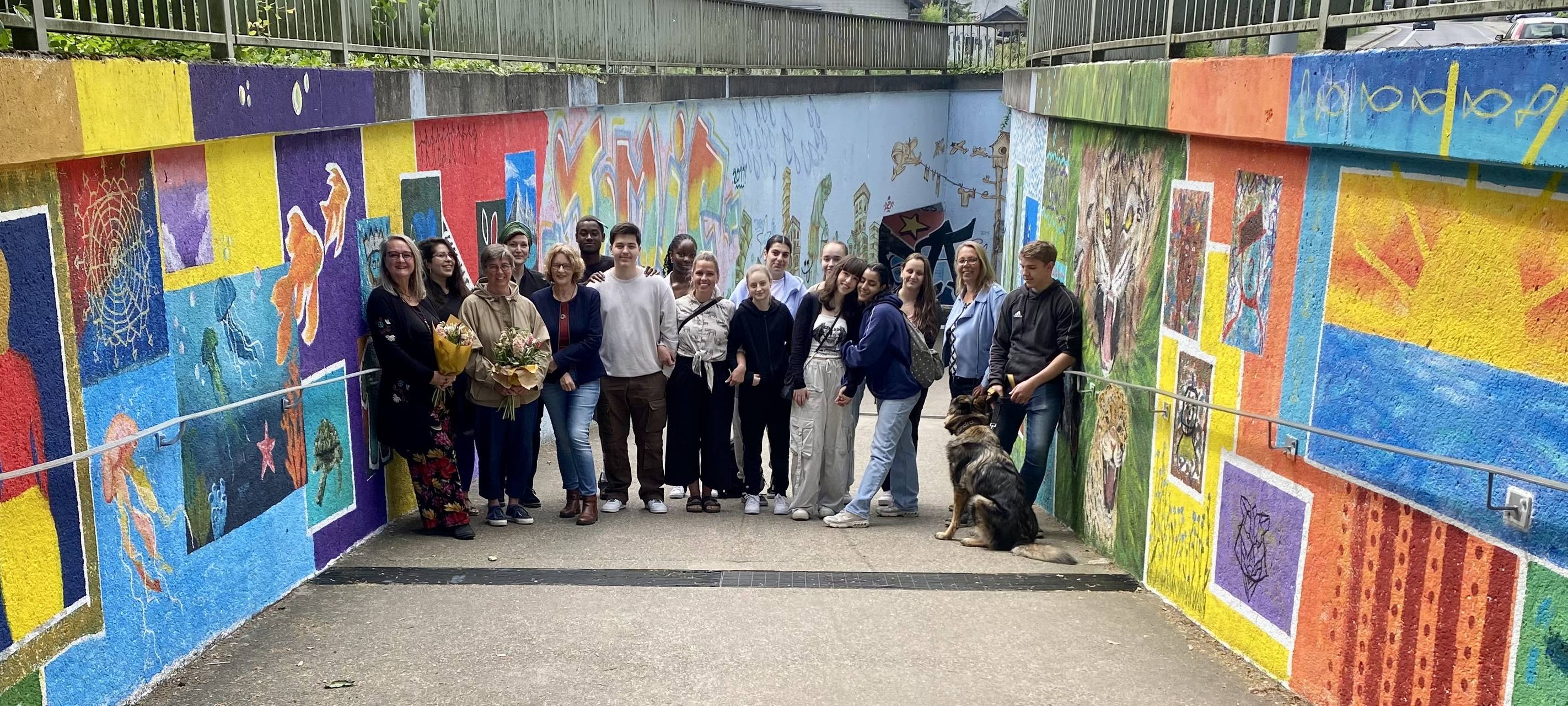 Unterführung Richterich neu gestylt