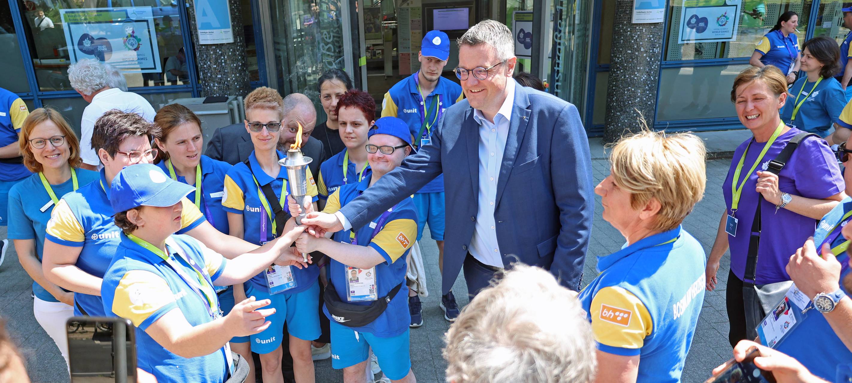 Olympisches Feuer: Über die StädteRegion nach Berlin