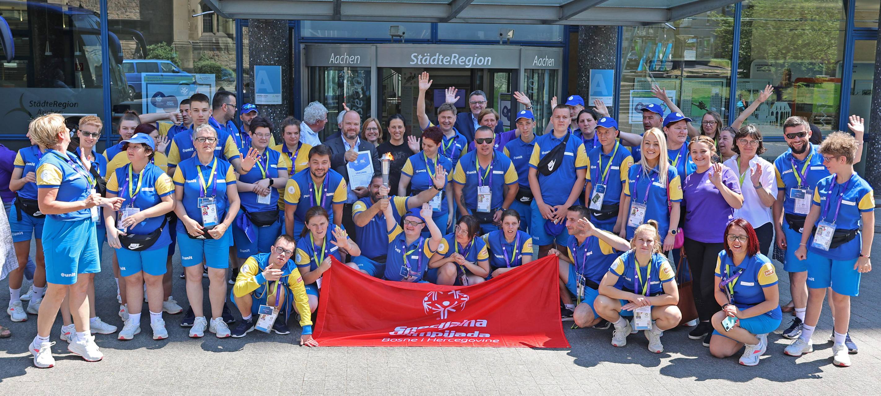 Olympisches Feuer: Über die StädteRegion nach Berlin