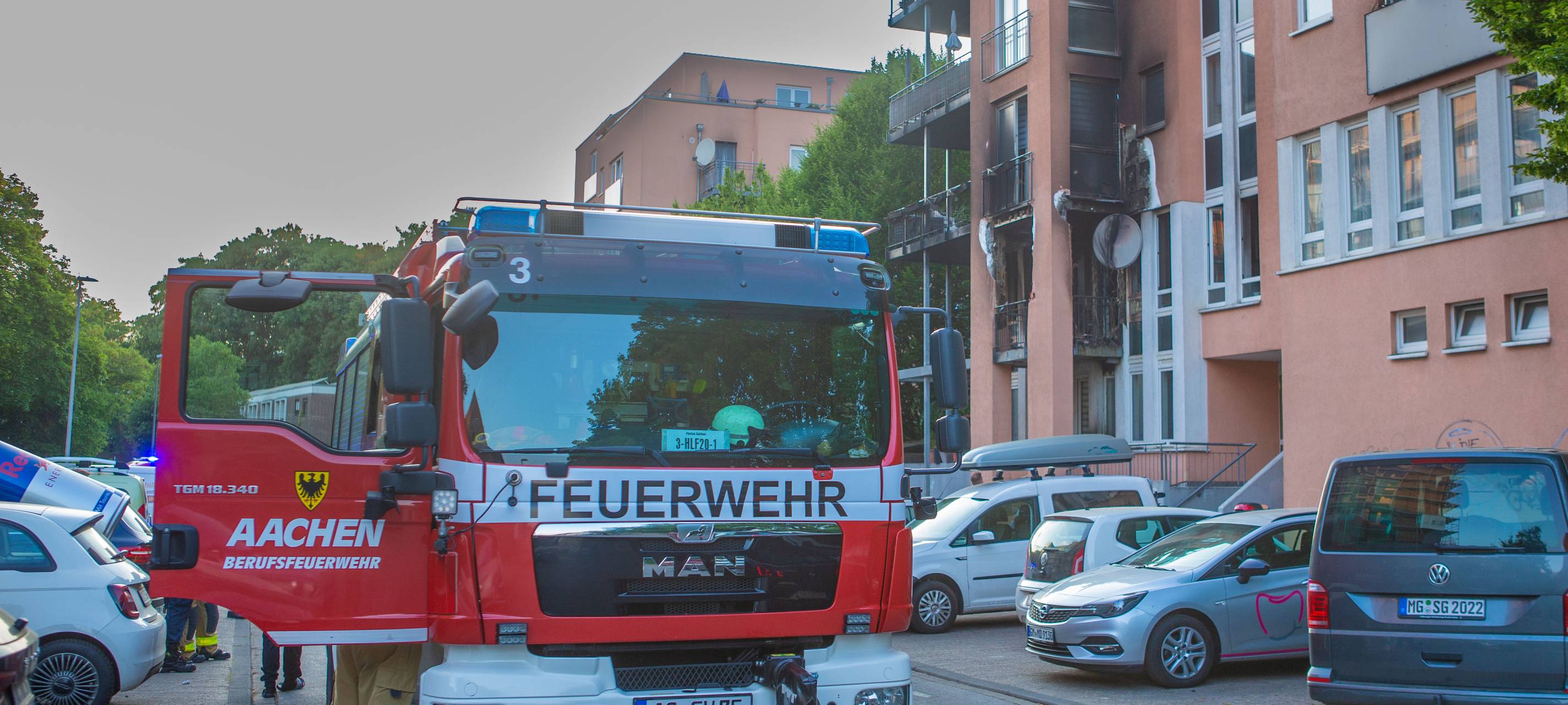 Wohnung nach Brand unbewohnbar