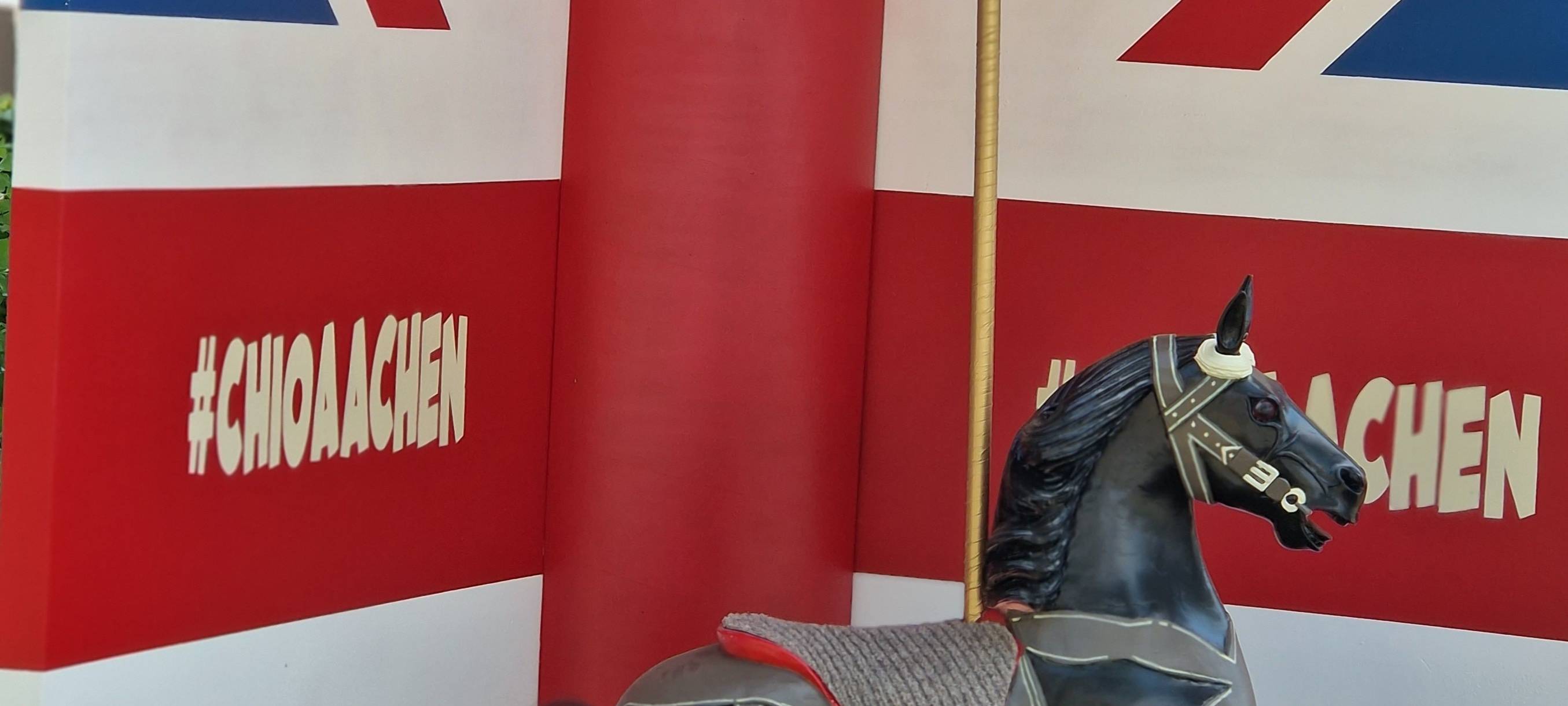 CHIO-Show am Markt in Aachen