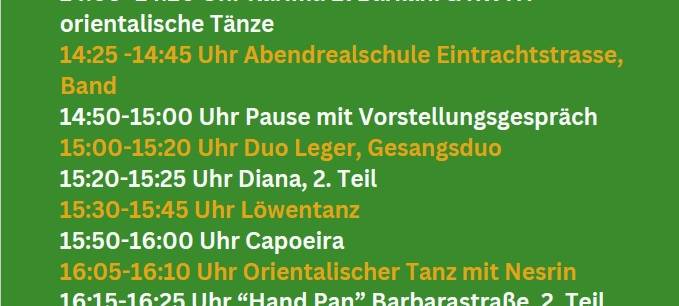 Viel Sonne für tolle Events am Wochenende hier bei uns