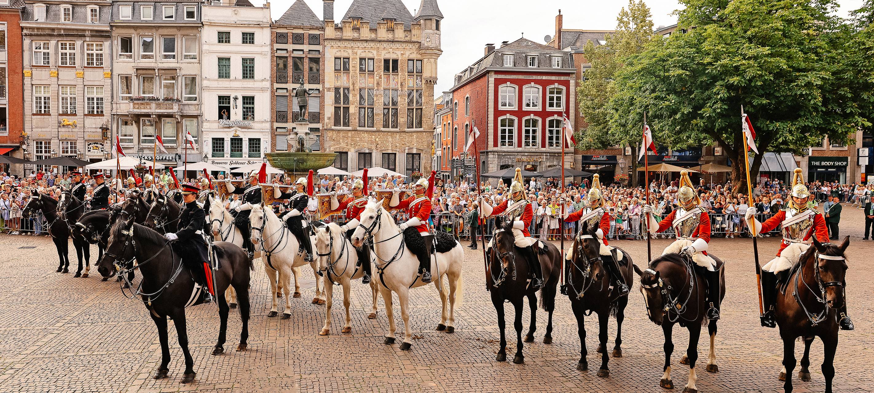Britisches Flair auf dem Aachener Markt