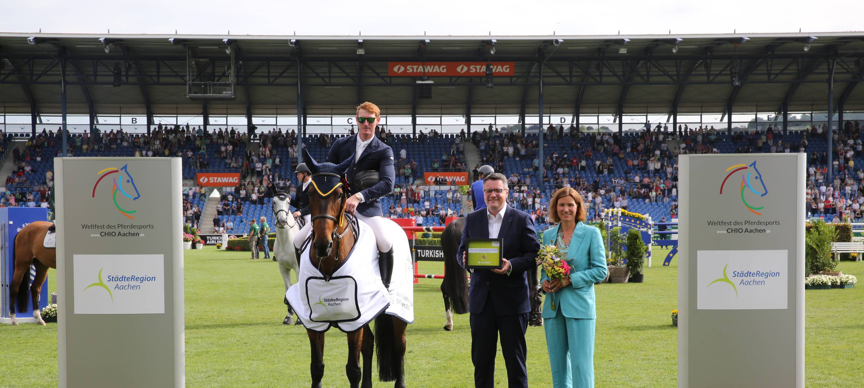 CHIO: Glückliche Sieger bei Springwettkämpfen am Mittwoch