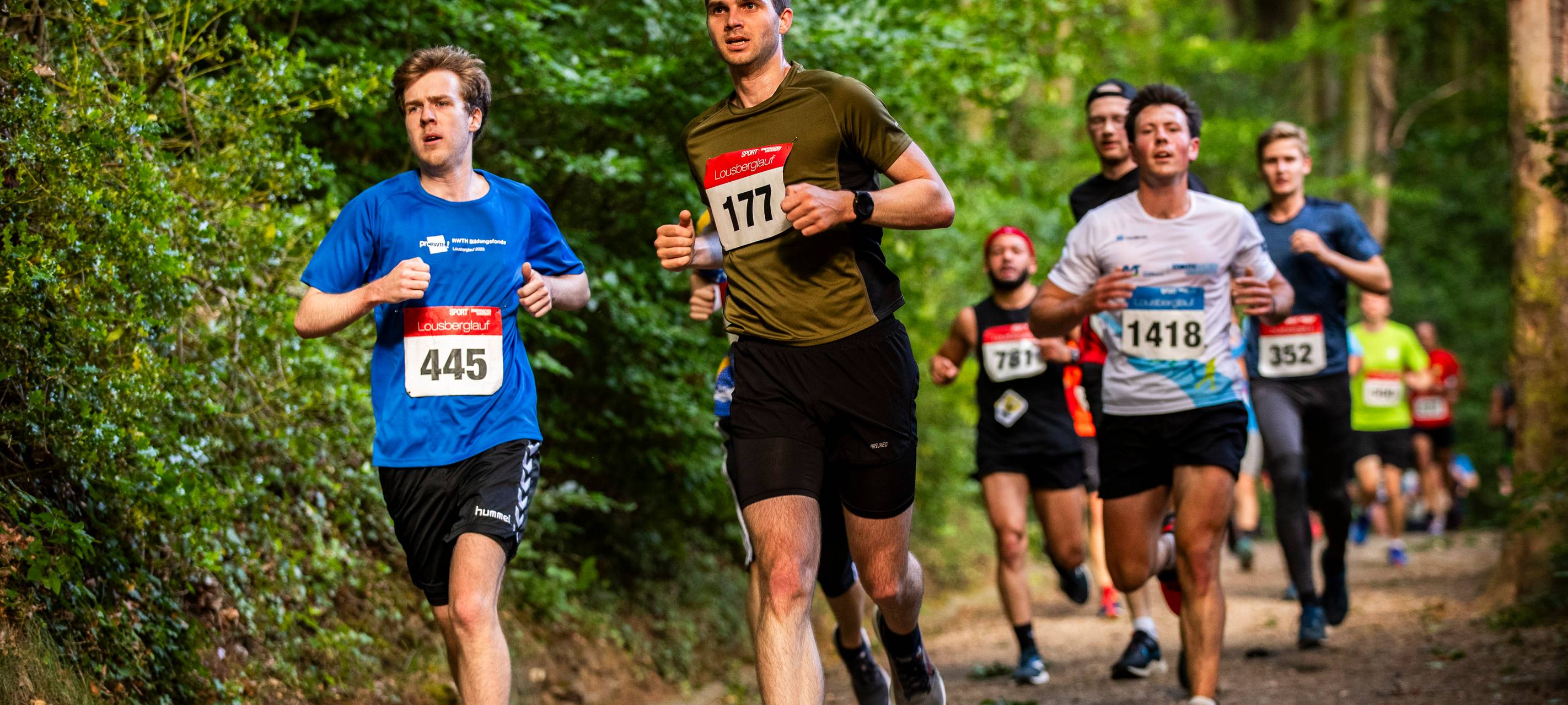 Lousberglauf: Wyrwoll und Scheid am Ende vorn