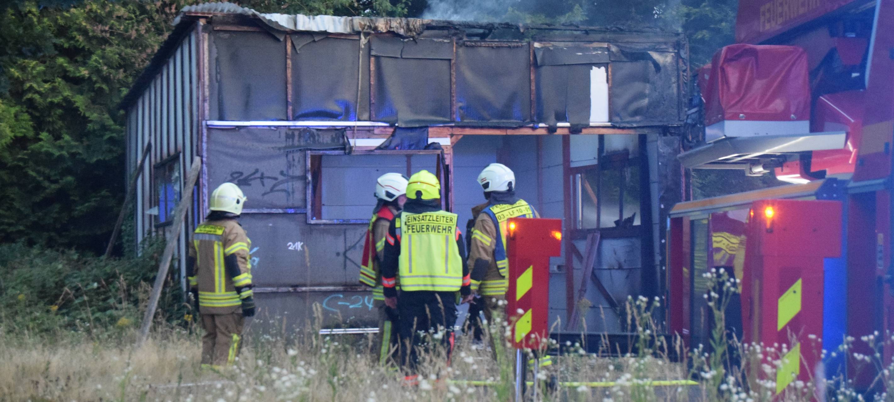 Erneut Feuer auf dem EBV-Gelände