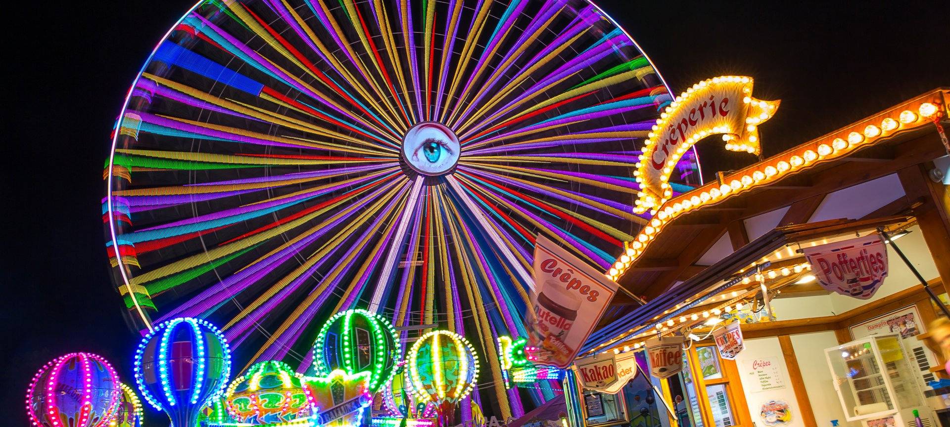 Waffen und Aggression auf der Annakirmes