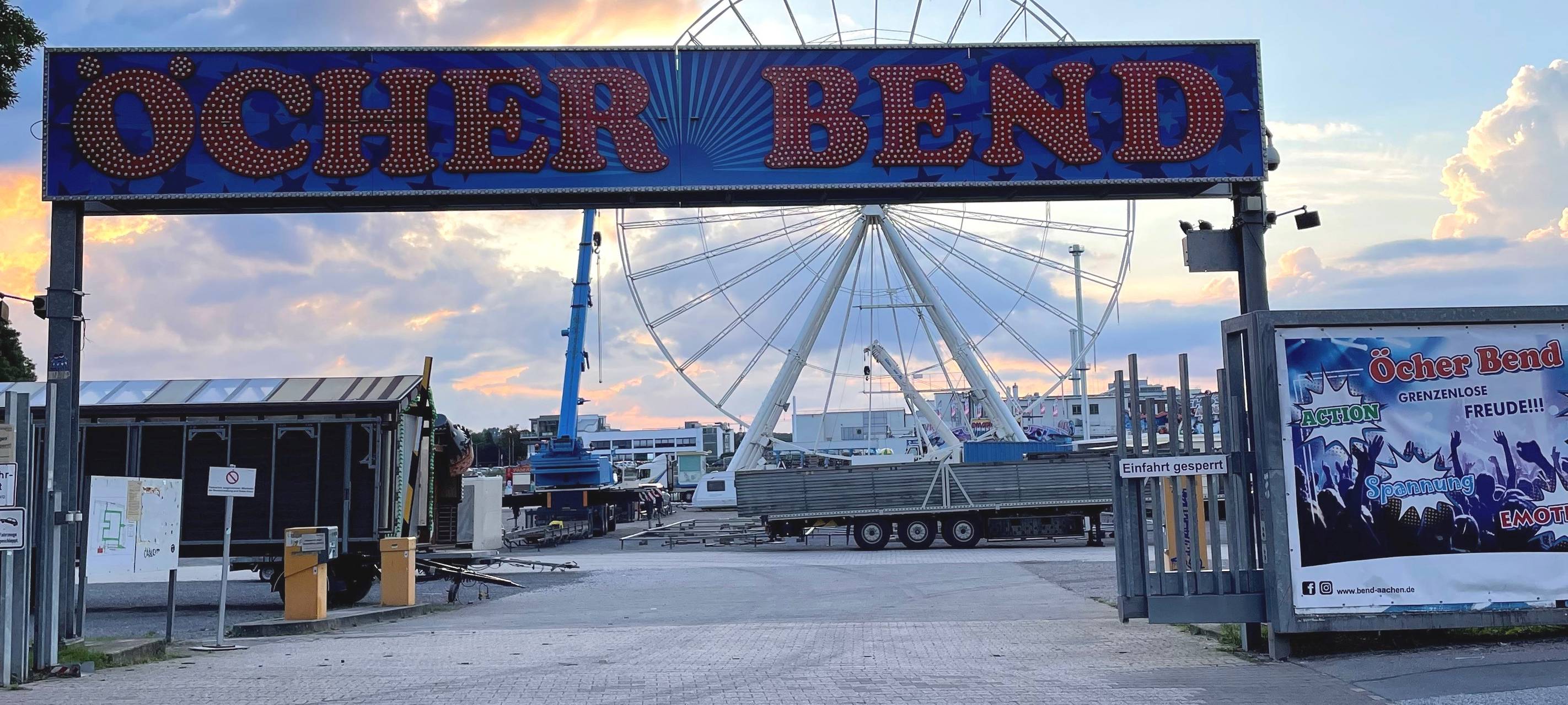 Öcher Sommerbend: Aufbau läuft