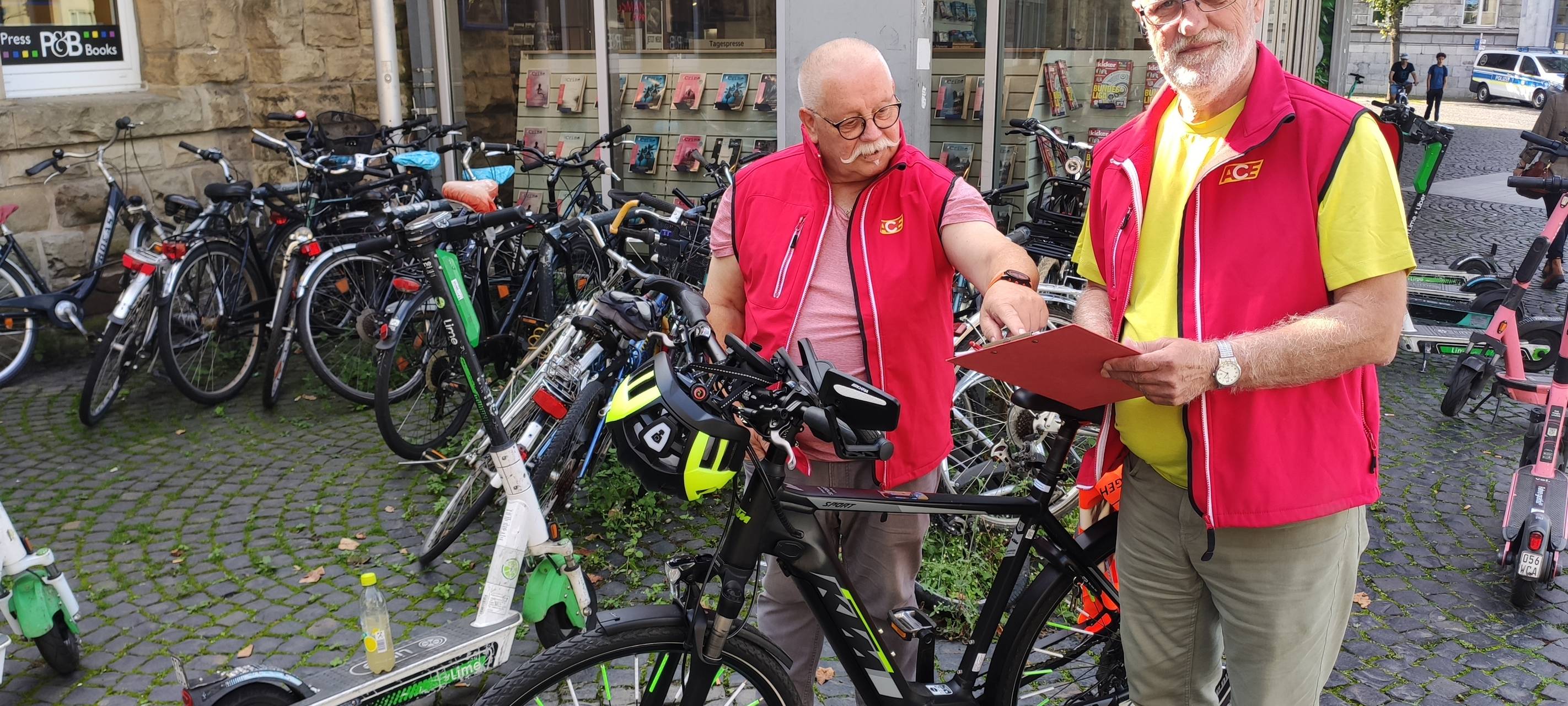 ACE-Test der Radinfrastruktur am Aachener Hauptbahnhof