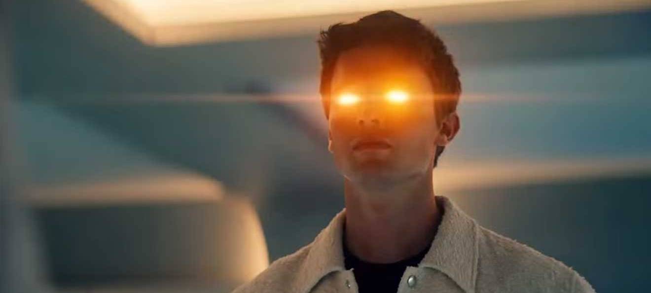 Ein Laser aus den Augen.