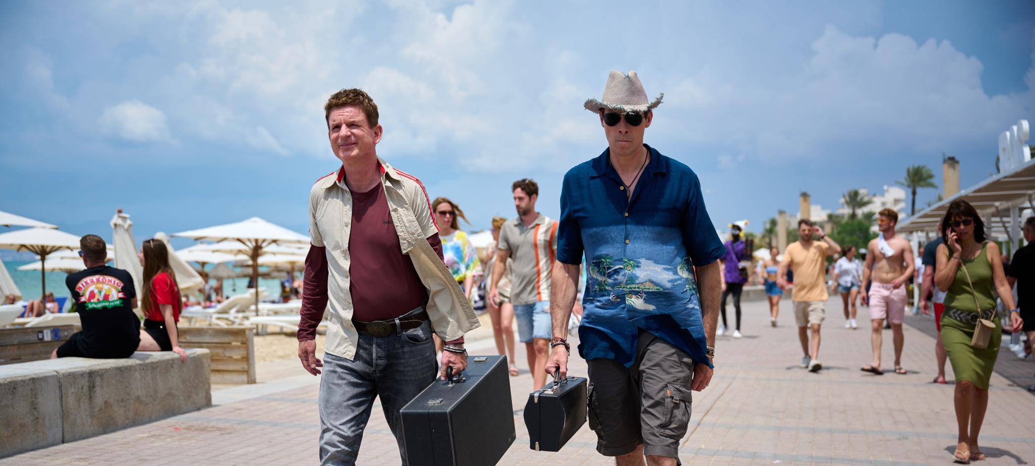 Zwei Musiker auf Abwegen.