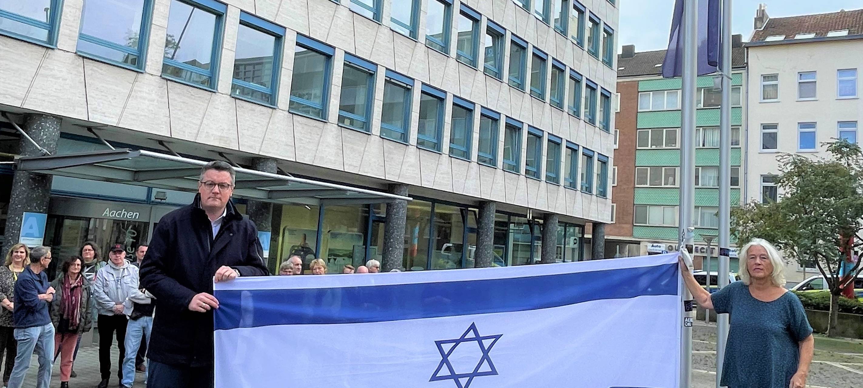 Erneut Israel-Flagge gestohlen