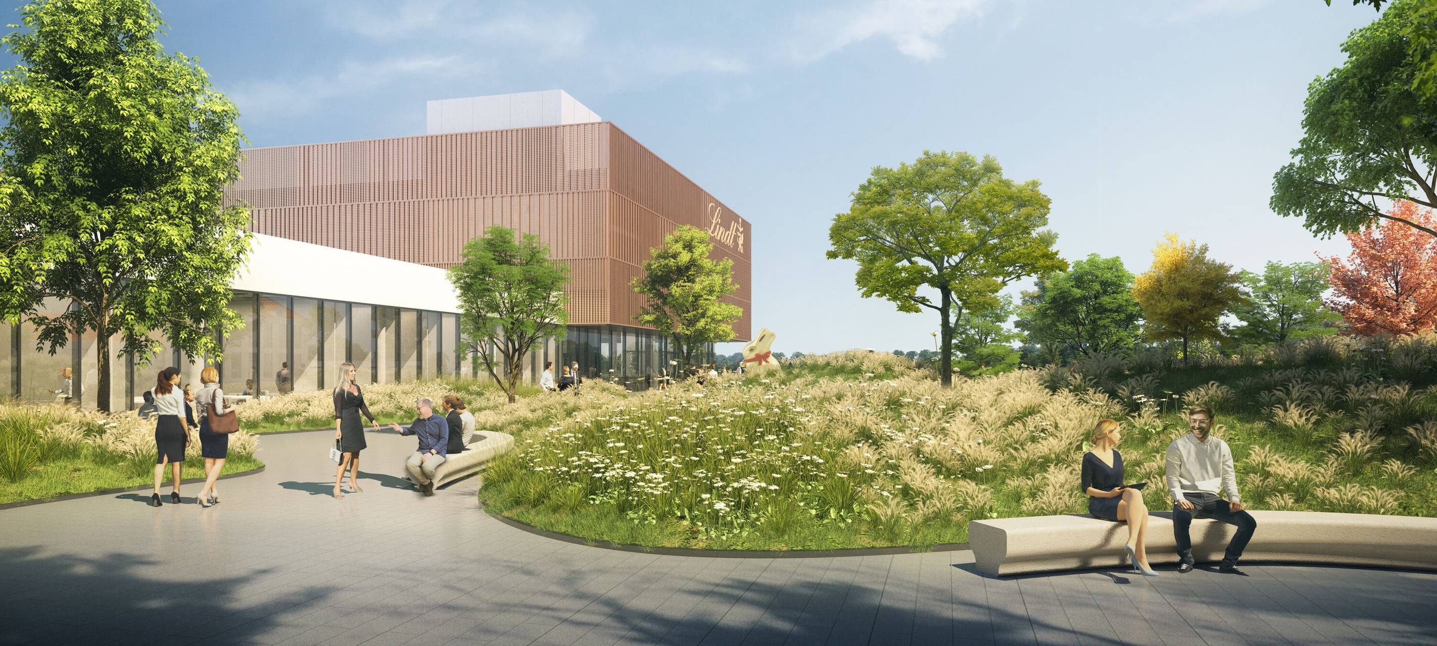 Baubeginn: Größter Lindt-Werksverkauf in Aachen