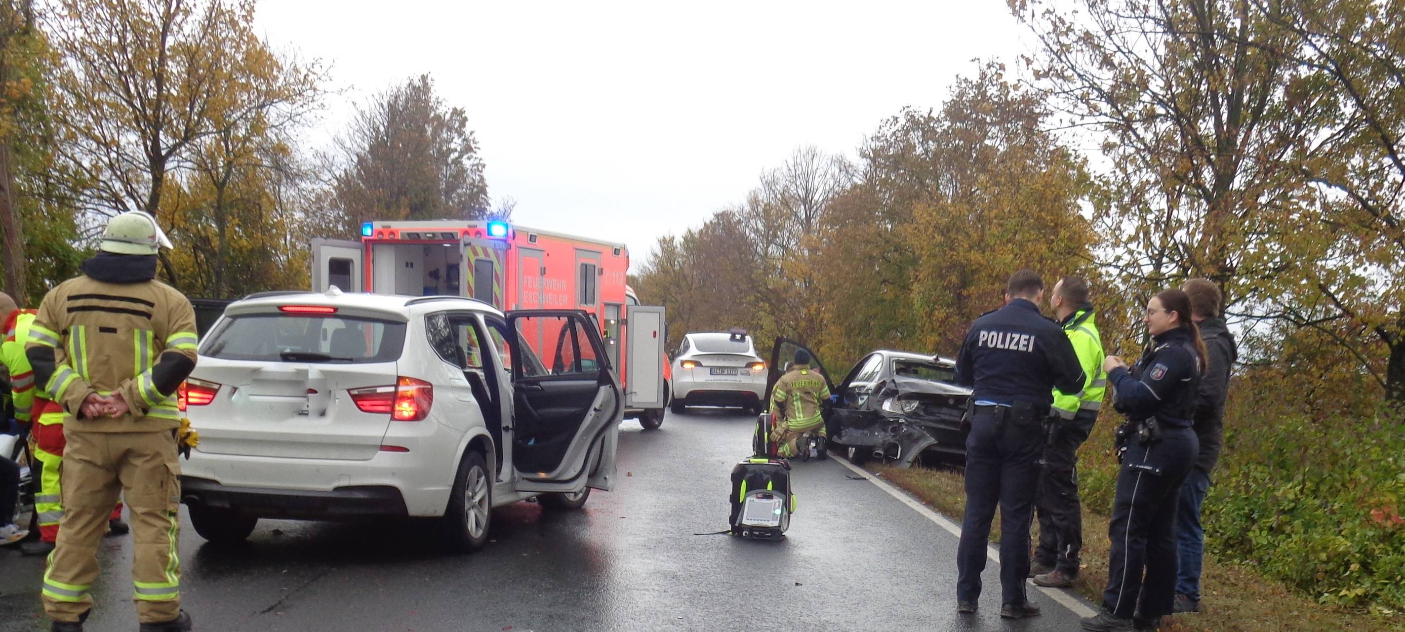 Eschweiler: Auffahrunfall auf Rue de Wattrelos