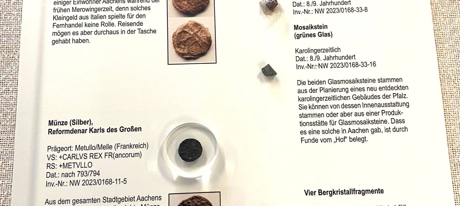 Neue archäologische Funde am Katschhof in Aachen