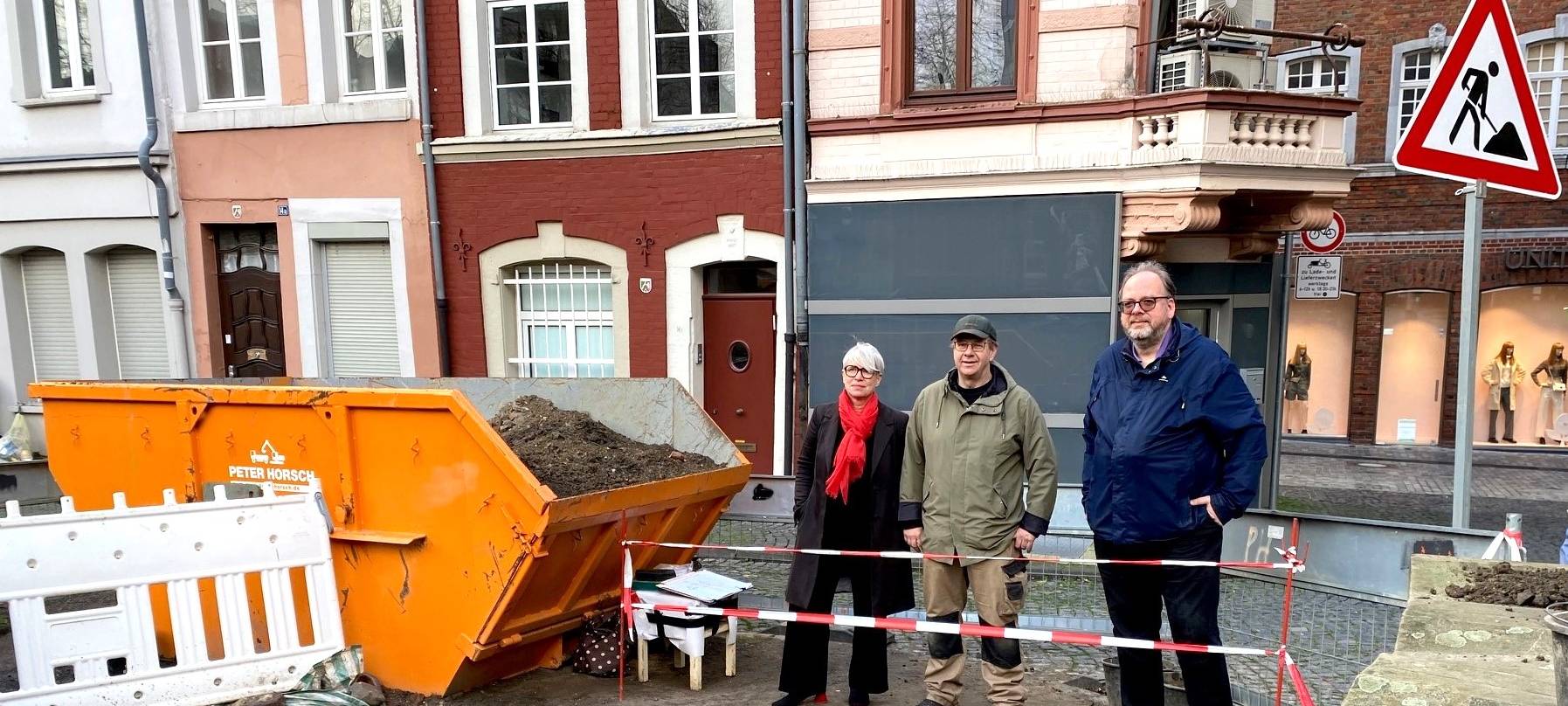 Neue archäologische Funde am Katschhof in Aachen
