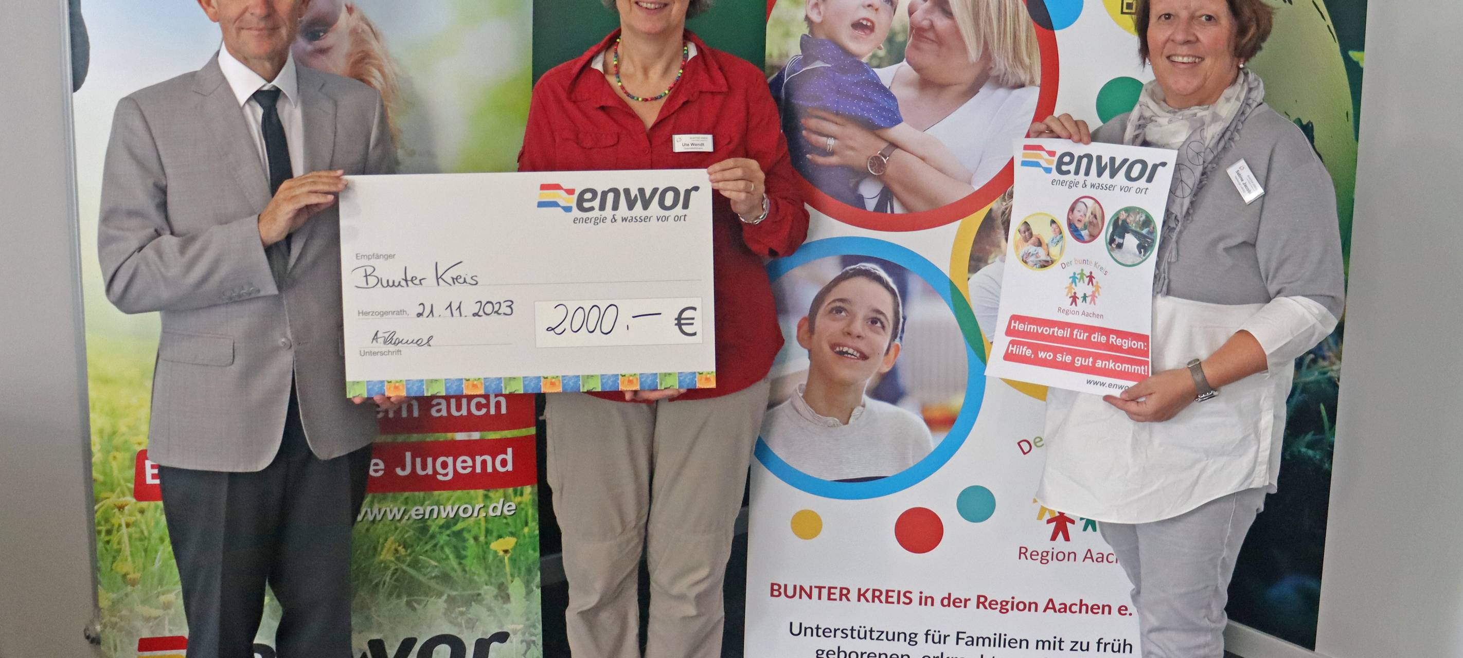 enwor unterstützt Bunten Kreis