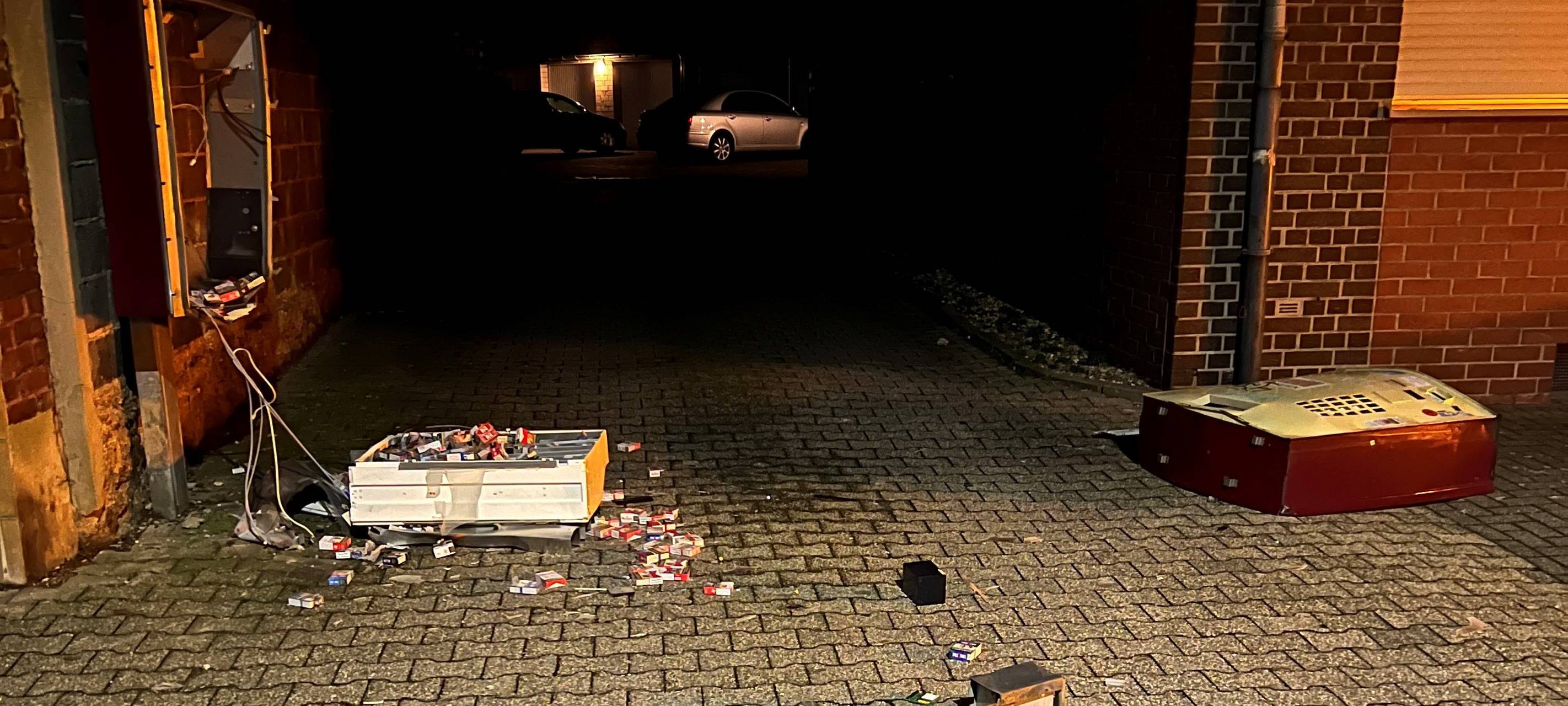 Zigarettenautomat gesprengt