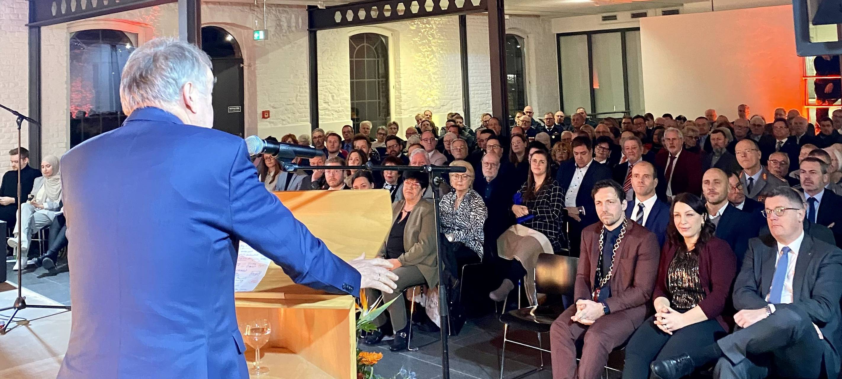 NRW-Innenminister Reul beim Stolberger Neujahrsempfang