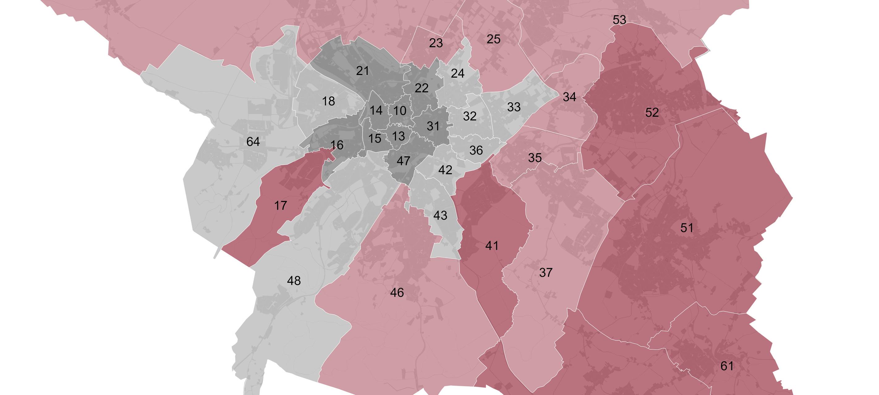 Wo leben Aachens Langzeitbewohner?