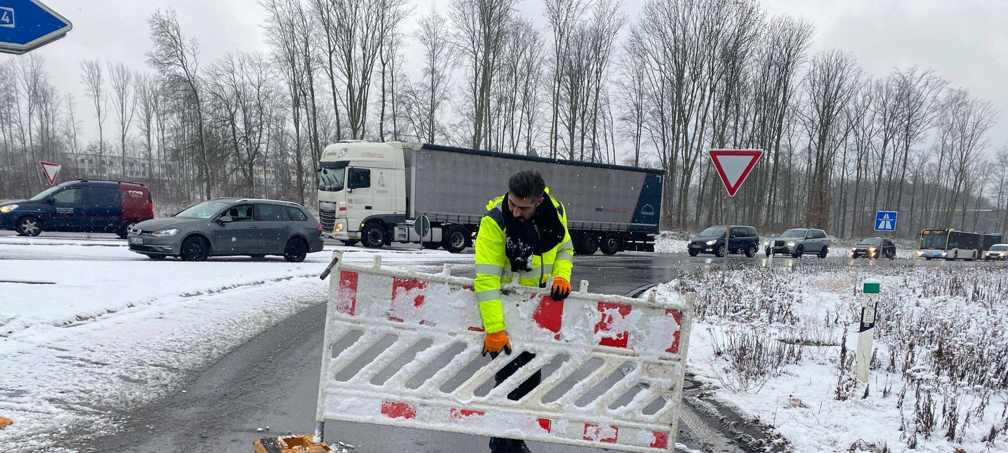 Vollsperrung der A544 beginnt