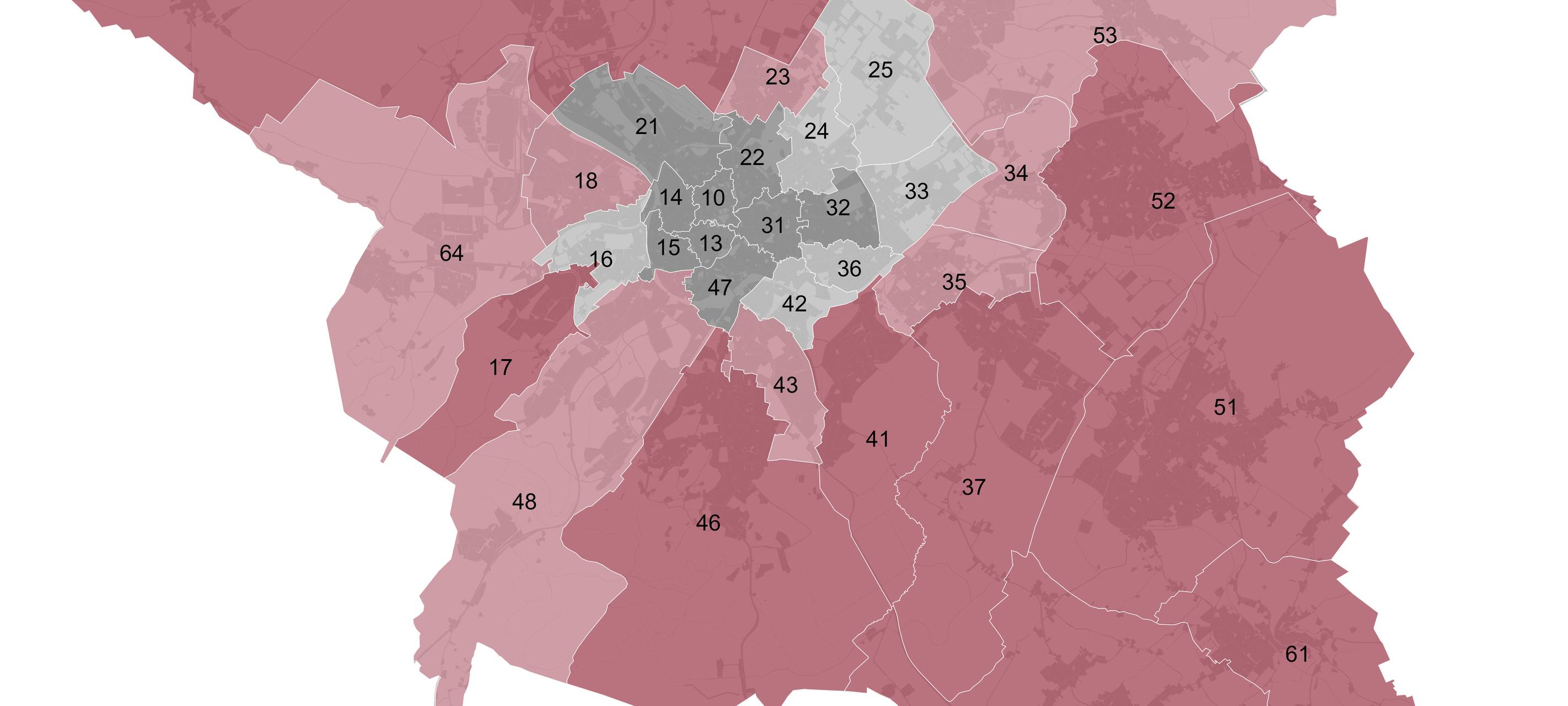Wo leben Aachens Langzeitbewohner?
