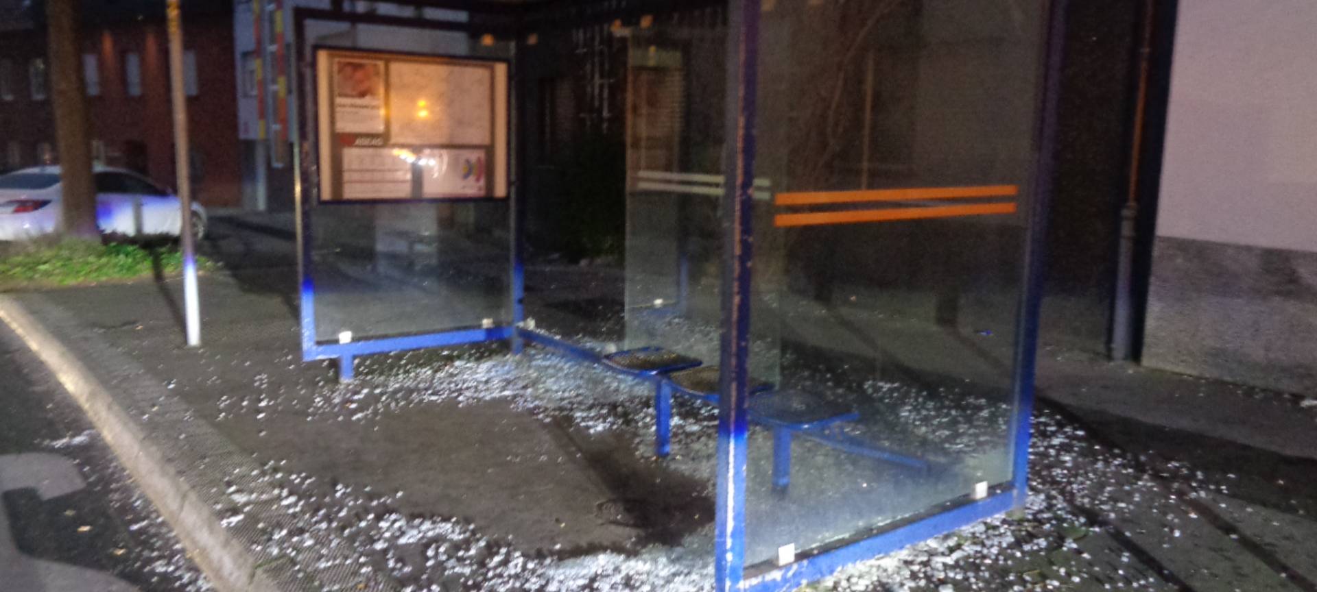 Vandalismus an Bushaltestellen in Eschweiler und Stolberg