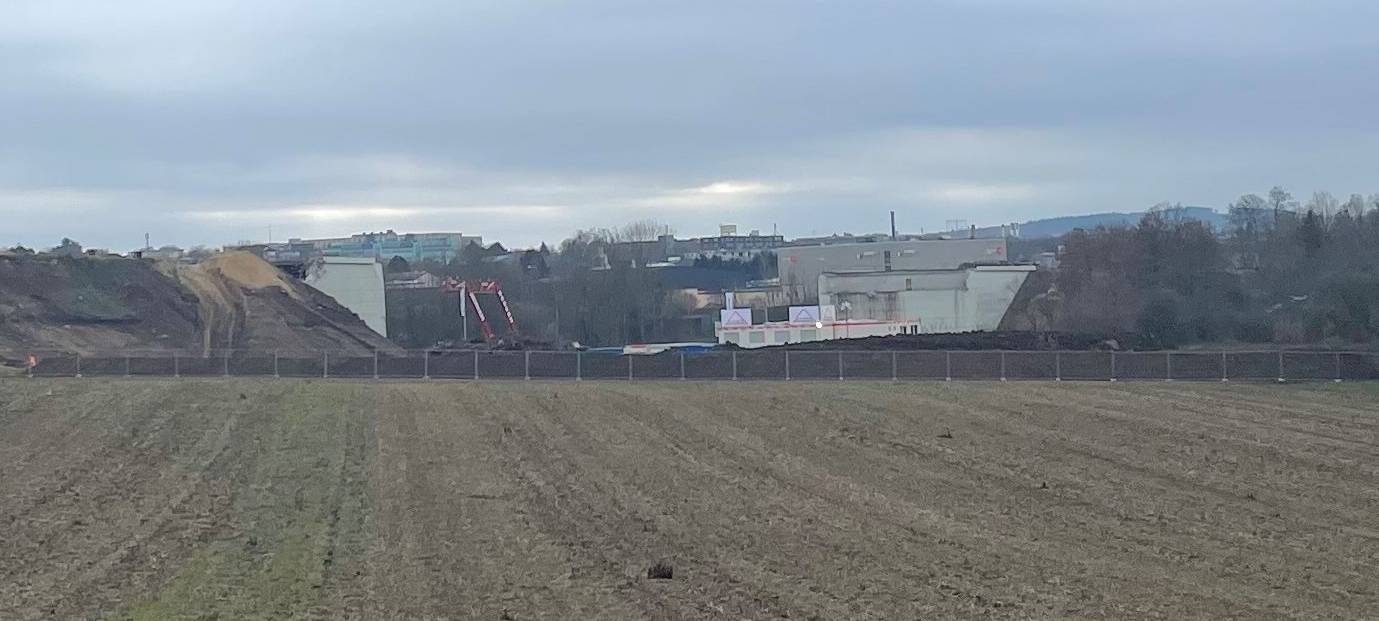 Haarbachtalbrücke erfolgreich gesprengt