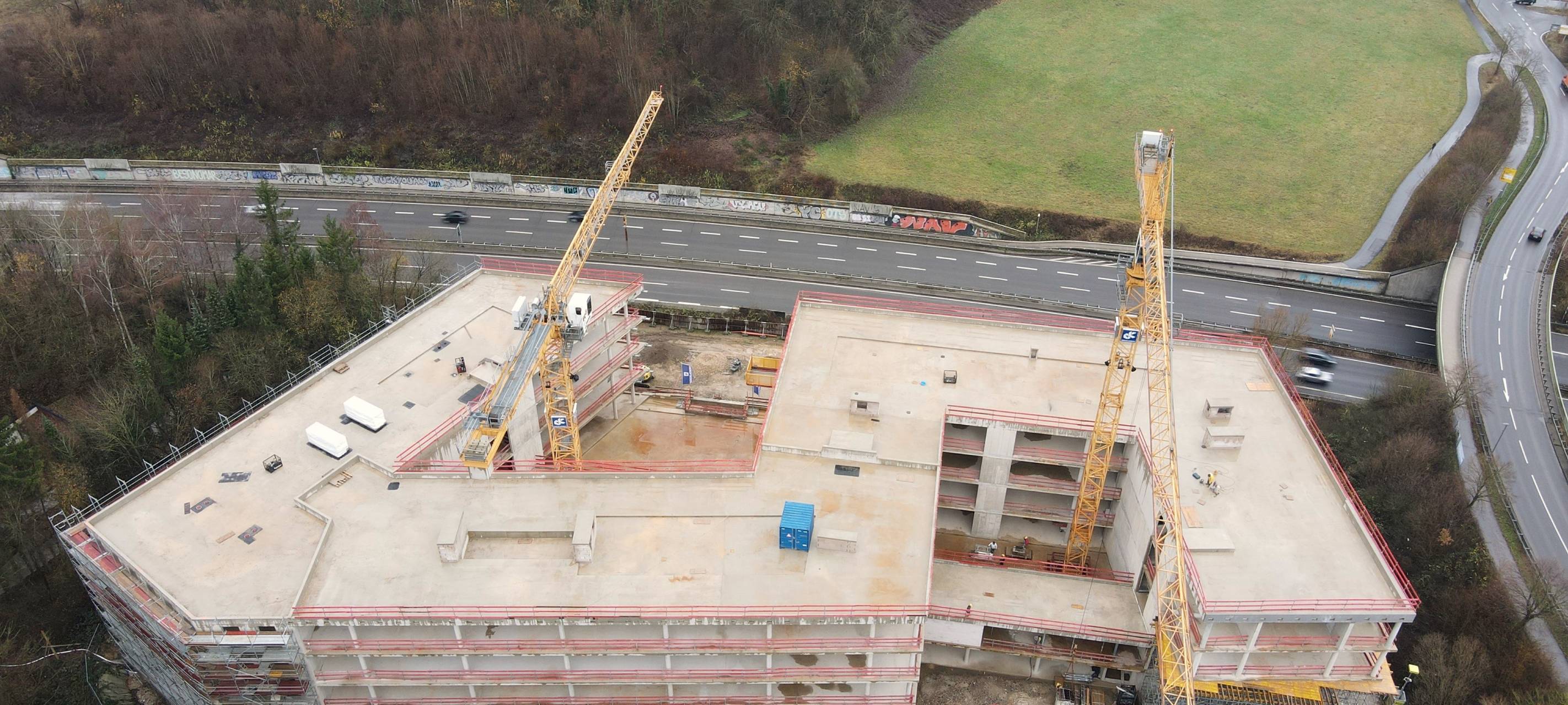 Neue RWTH-Bleibe: Richtfest am „Office West“