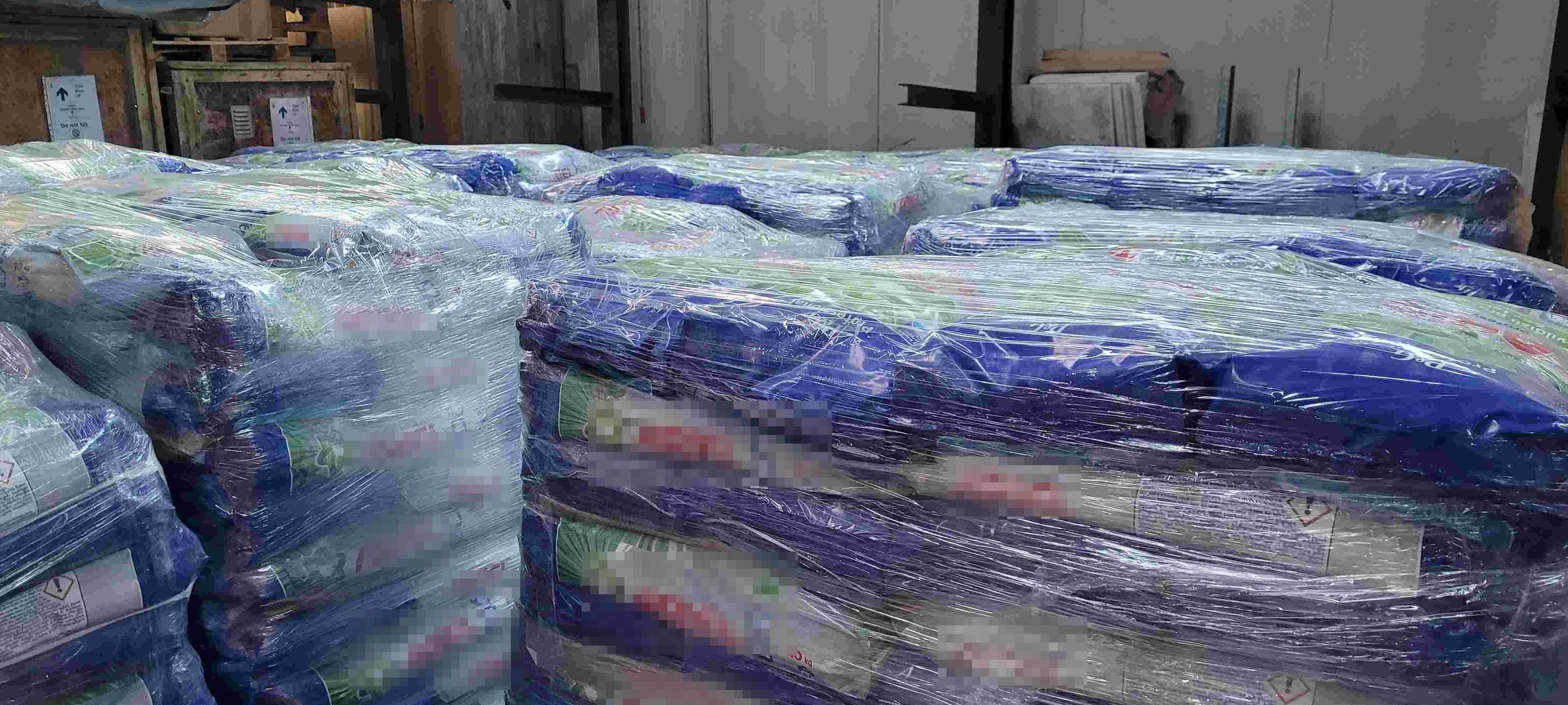 Tonnenweise Fake-Waschpulver vernichtet