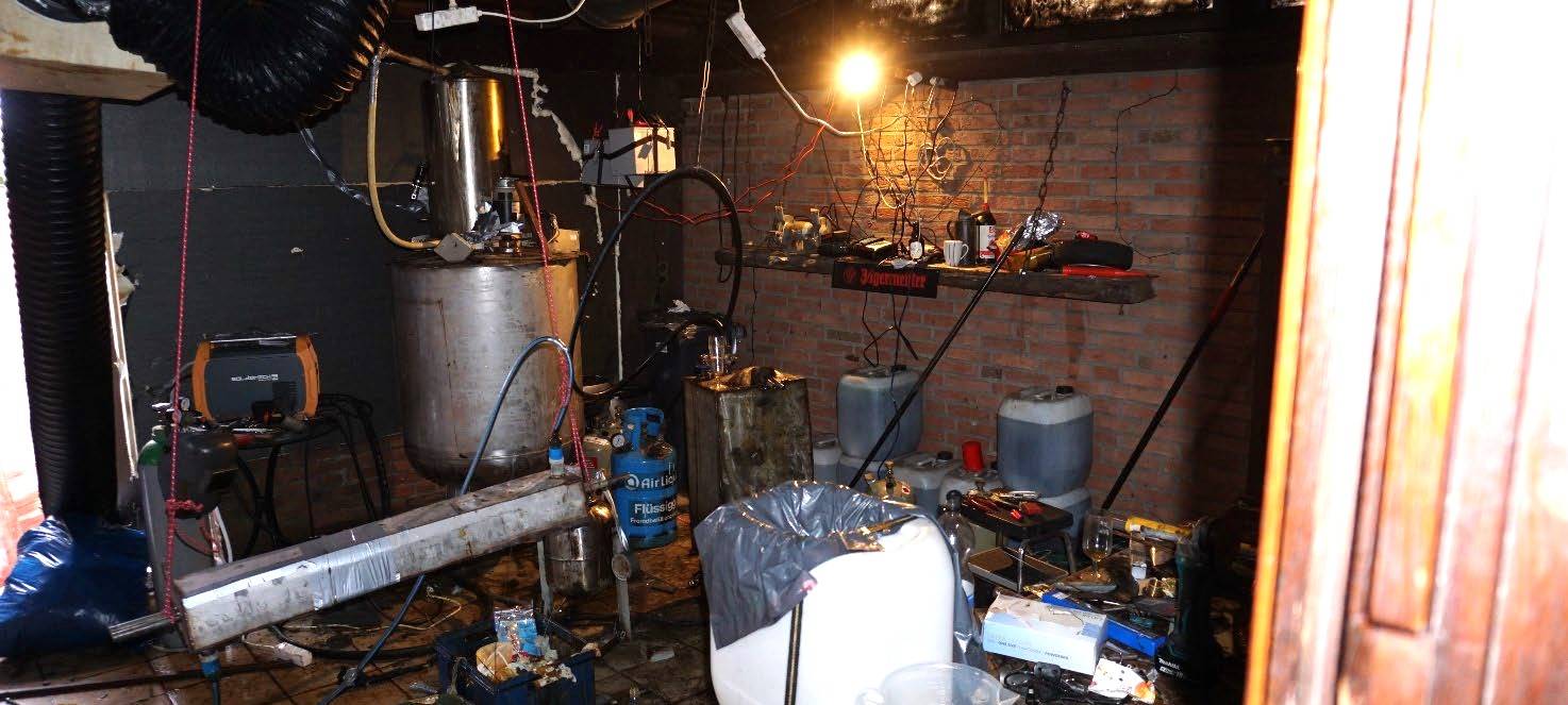 Labor zur Produktion synthetischer Drogen in Heinsberg