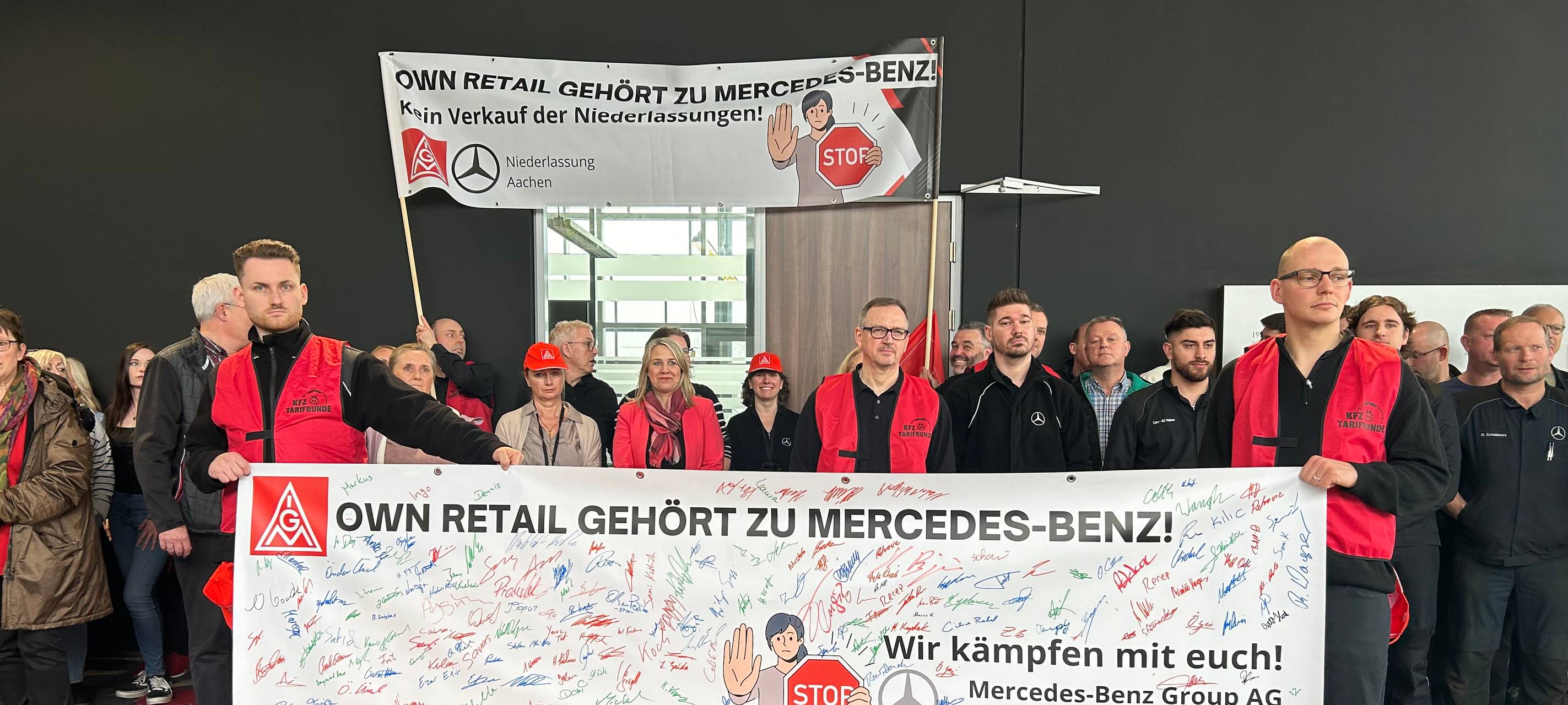Mercedes-Belegschaft enttäuscht und in Sorge