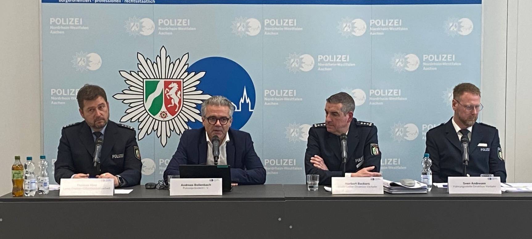 Neue Verkehrsunfallstatistik der Aachener Polizei