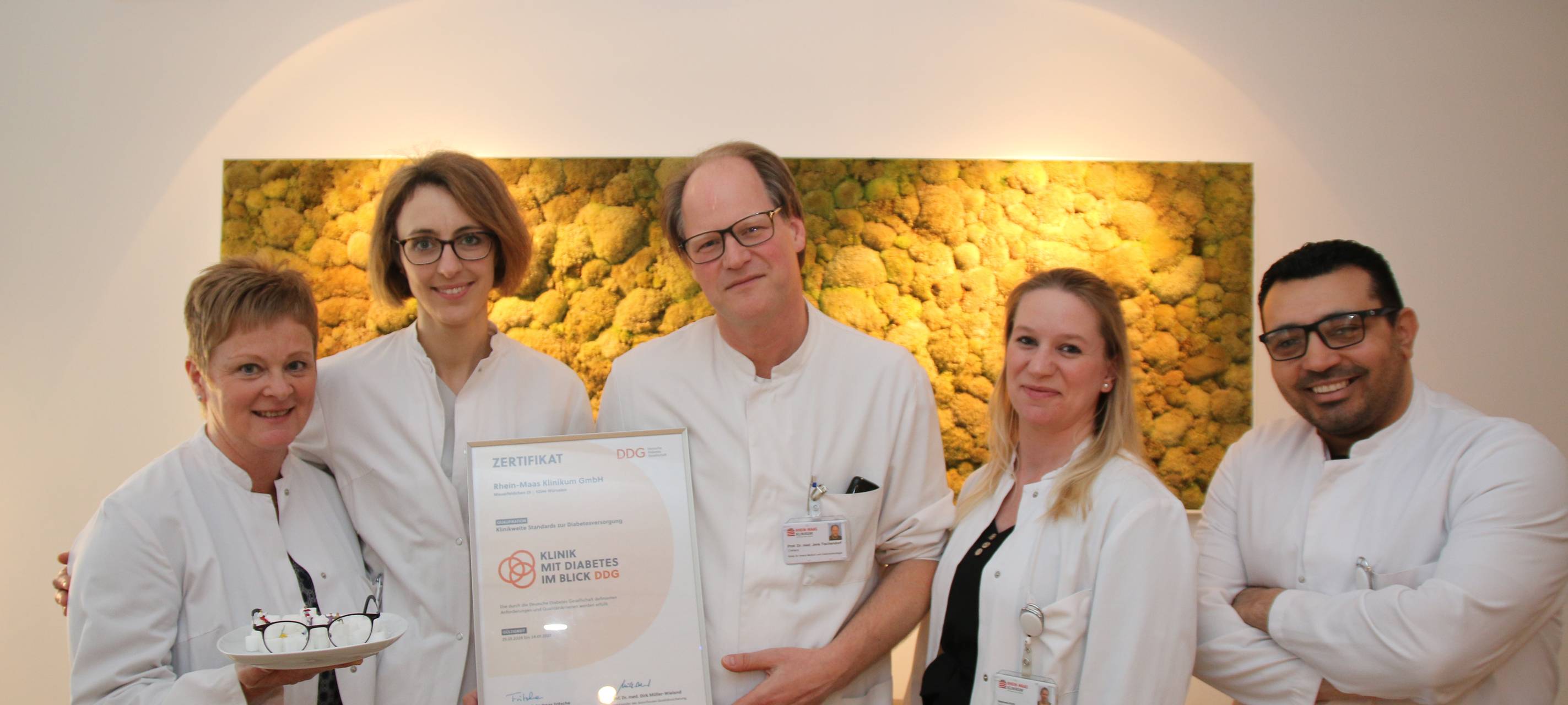 Diabetes-Siegel für Rhein-Maas Klinikum