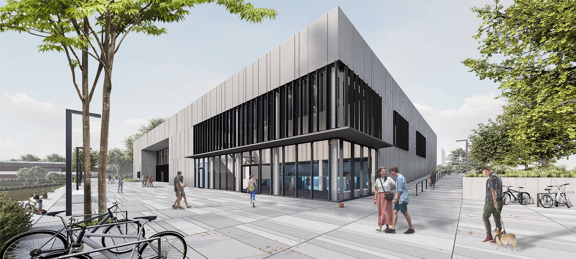 Studierende können bald in neue Halle
