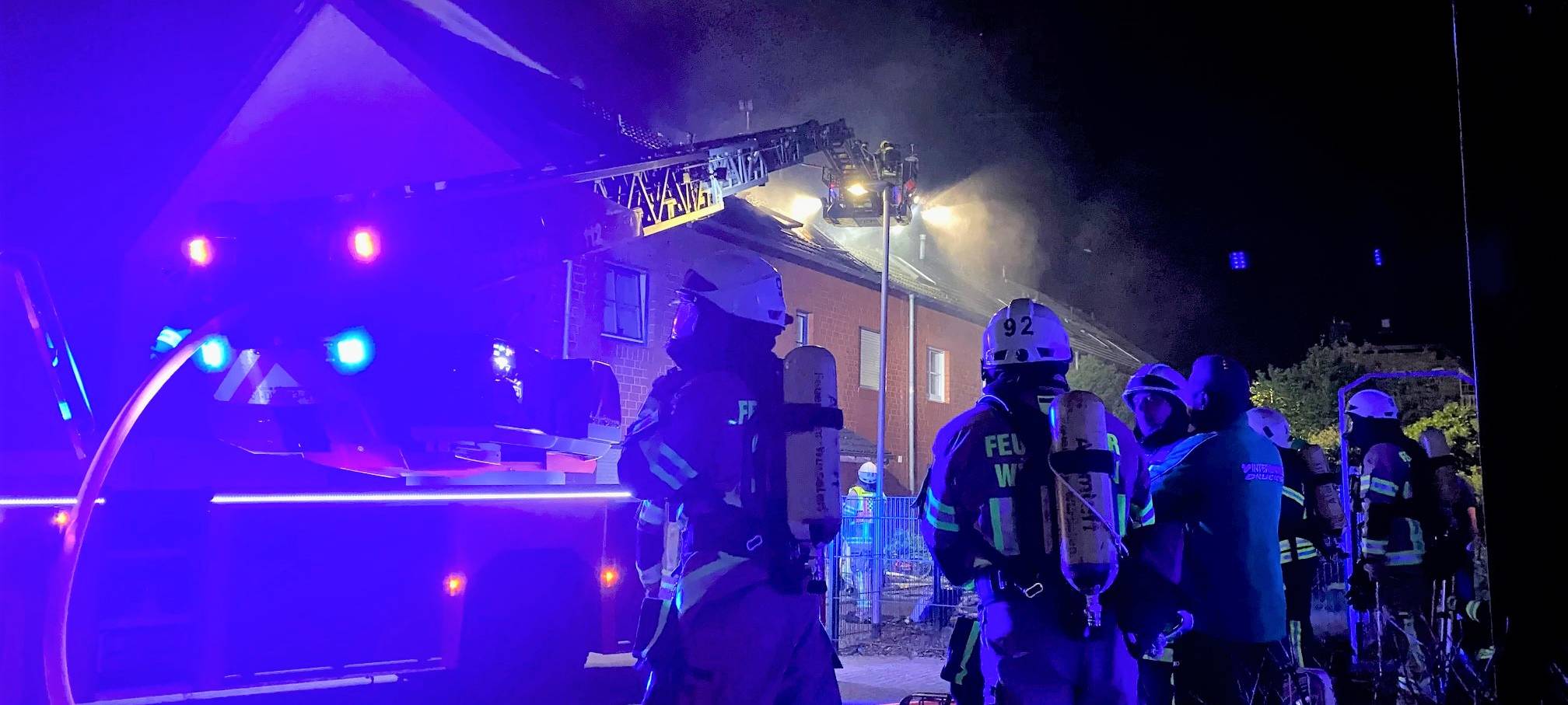 Dachstuhlbrände in Würselen und Aachen