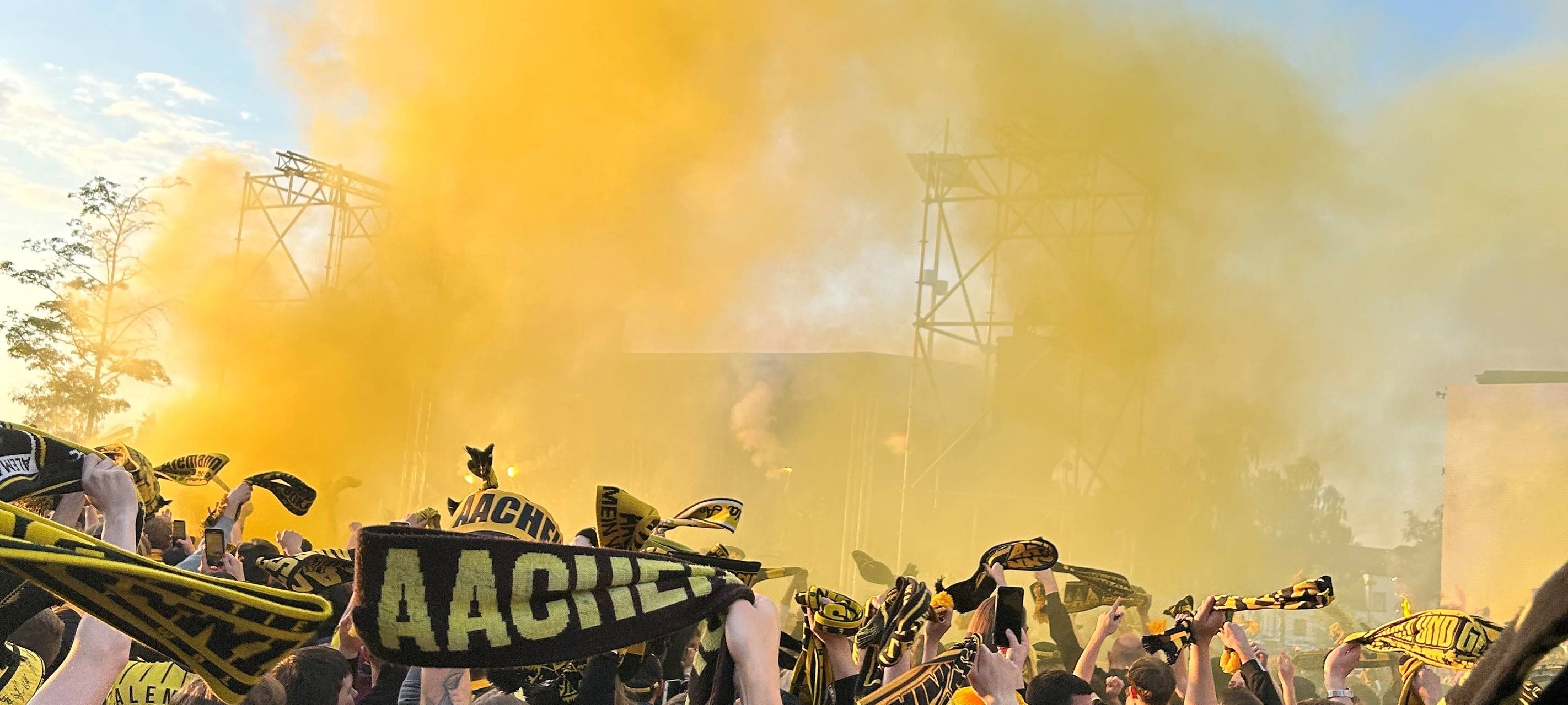 Tausende Fans feiern Alemannia-Double: Polizei zieht Bilanz