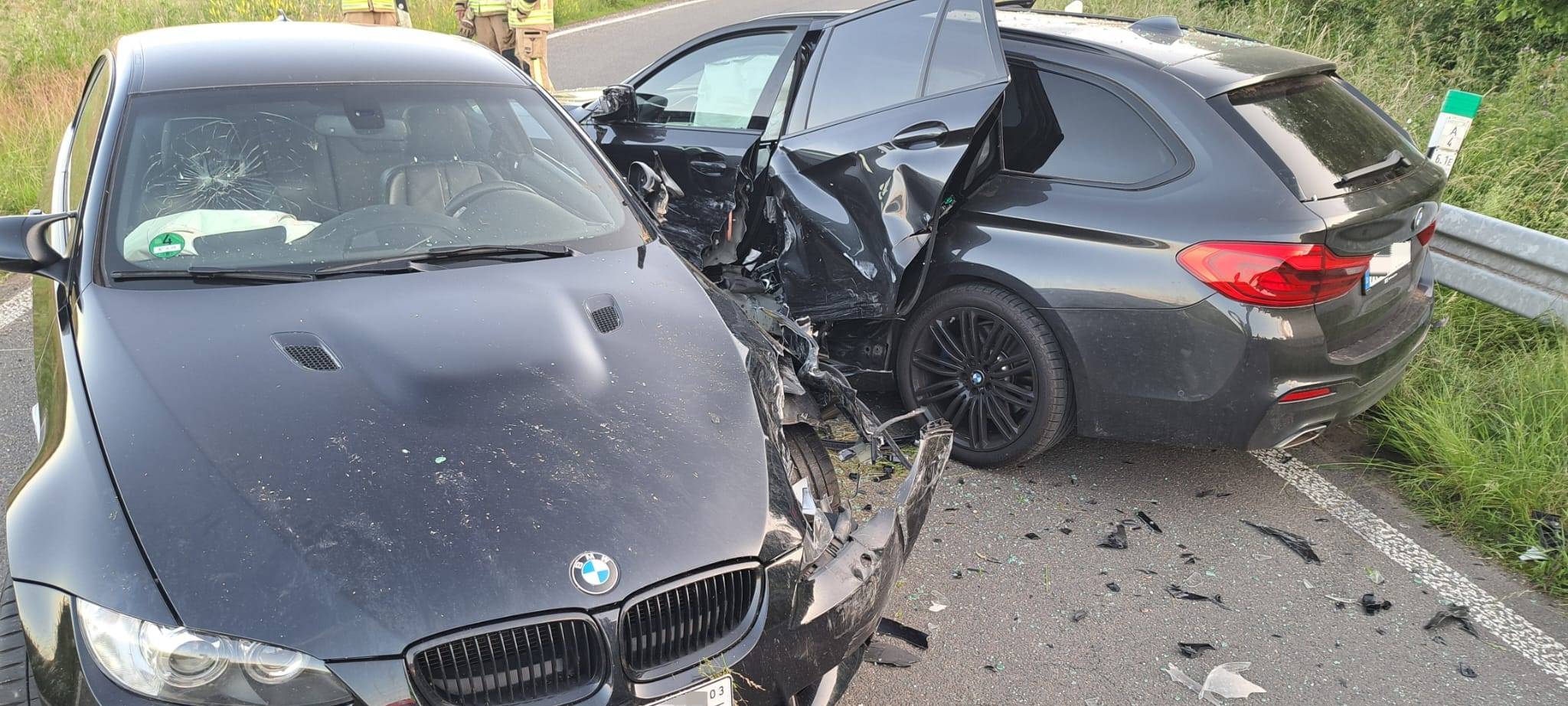 Unfall auf der A4 am Sonntagabend