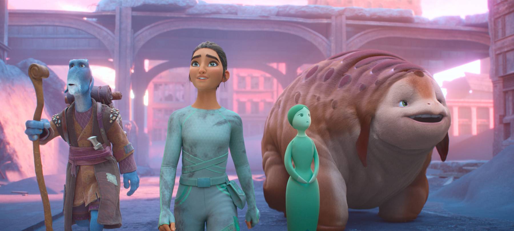 Eva und ihr "Gefolge".