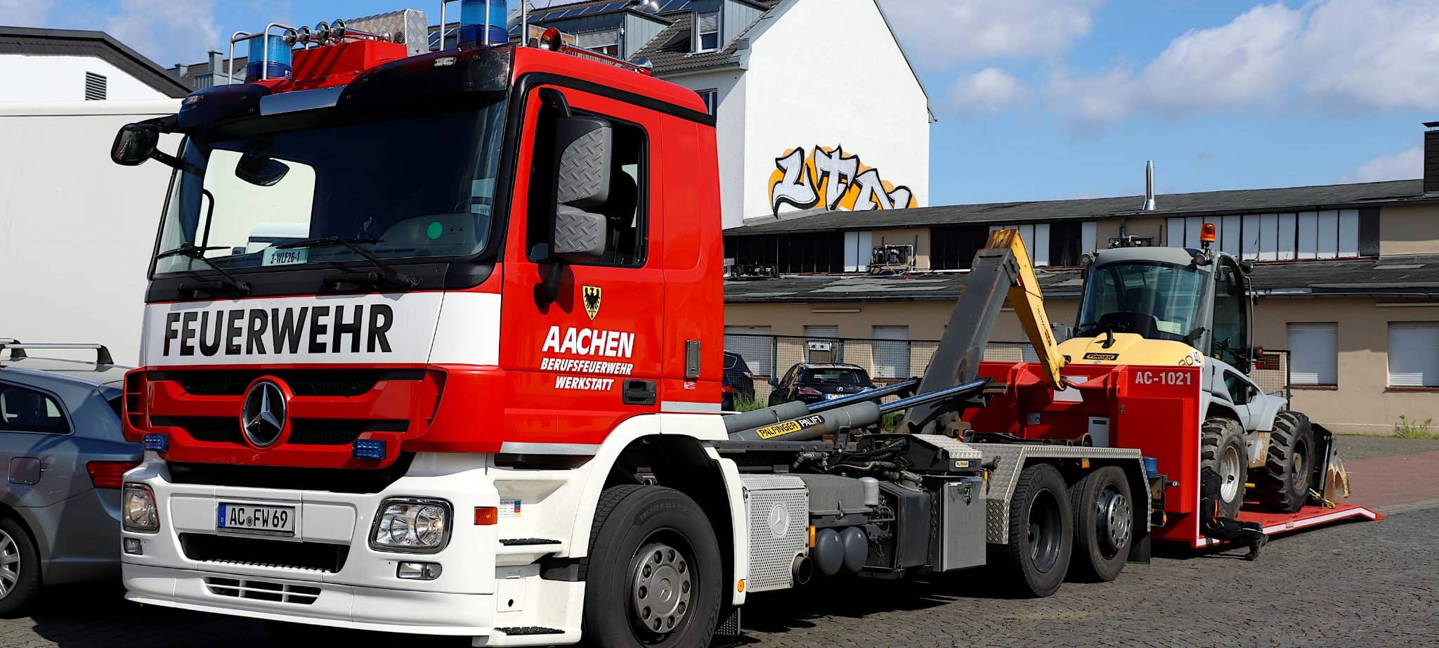 Aachen schickt Radlader in die ukrainische Partnerstadt