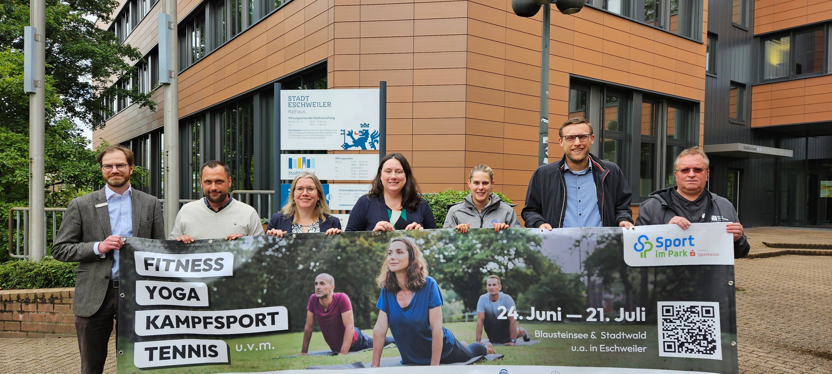 Start von Sport im Park in Eschweiler