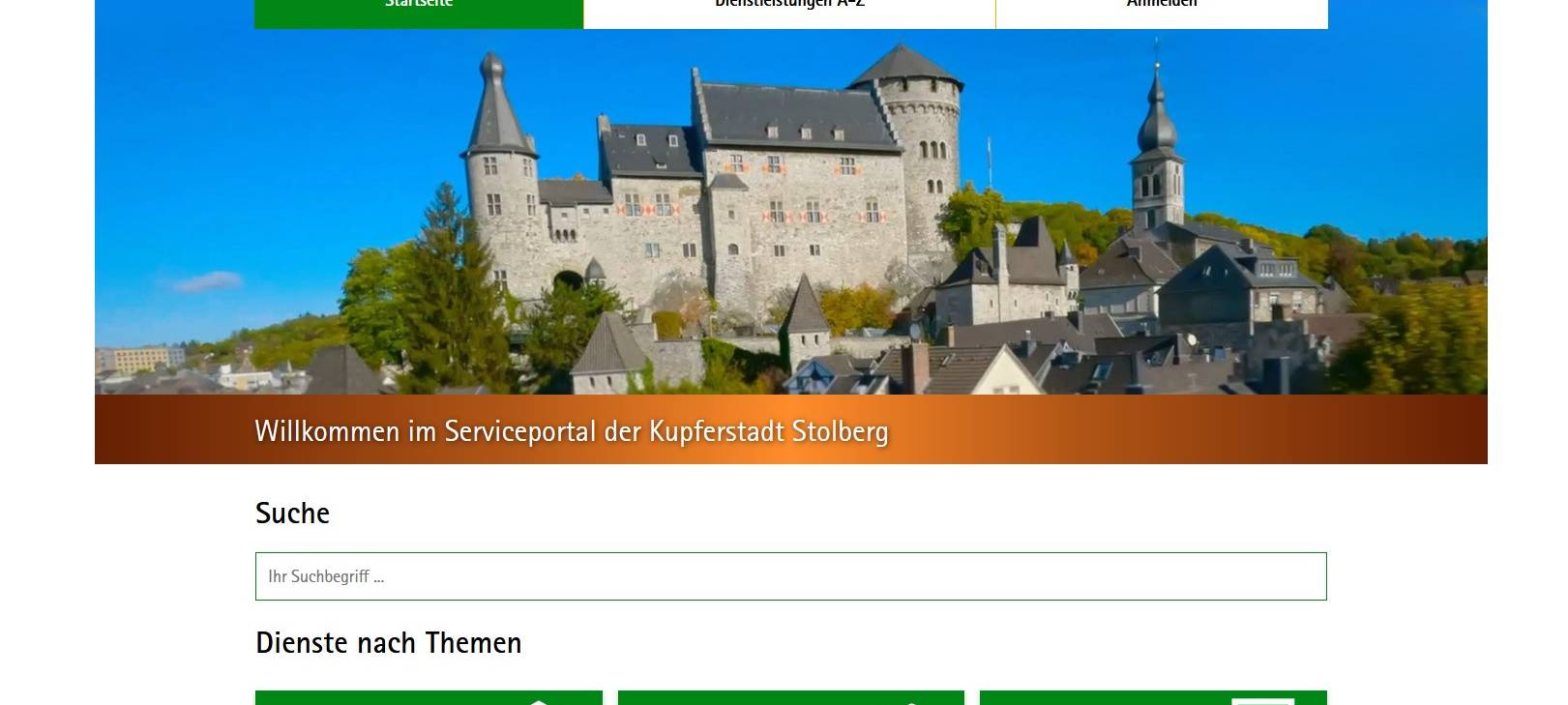 Neu in Stolberg: Online-Serviceportal