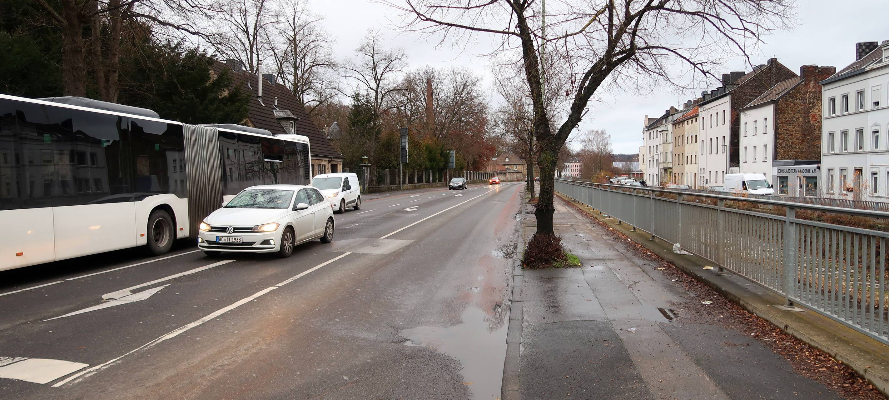 Stolberg: Eisenbahnstraße abgesackt