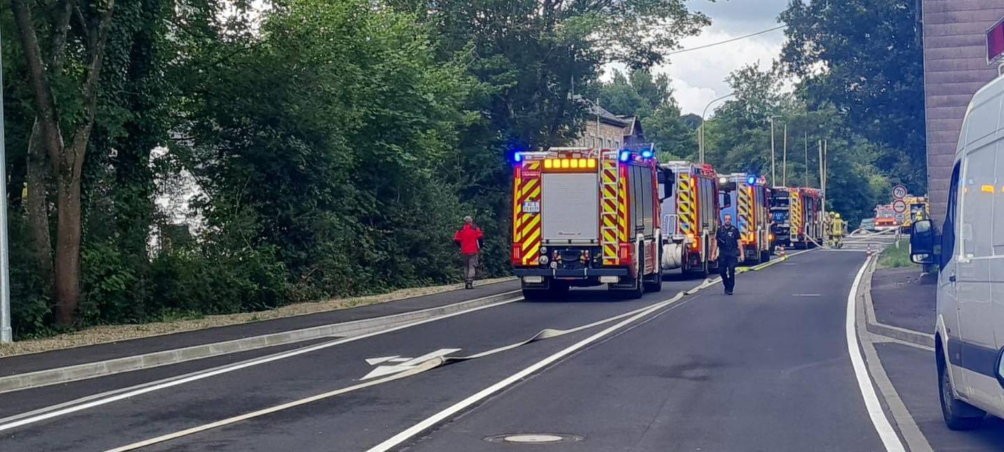 Feuer in Stolberg-Vicht